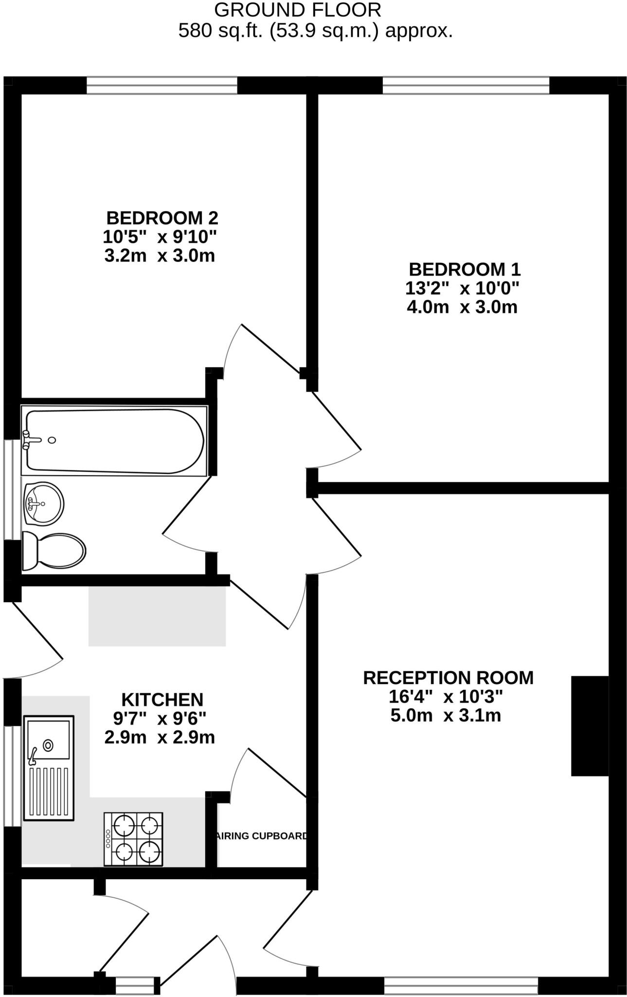 10, Castle Park, Cullompton floorplan