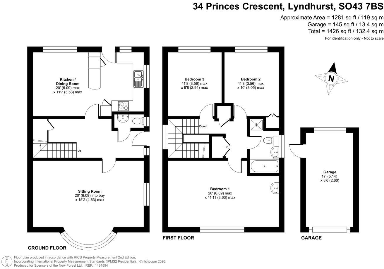 Princes Crescent, Lyndhurst, SO43 floorplan