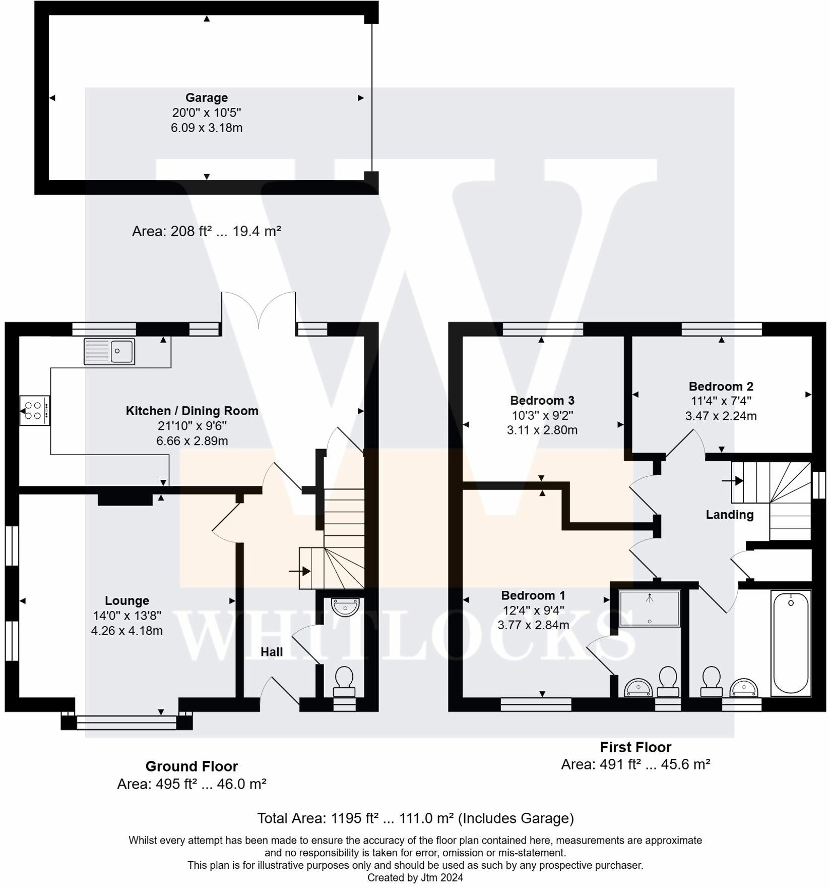 Herdwick Lane, North Bersted, PO21 floorplan