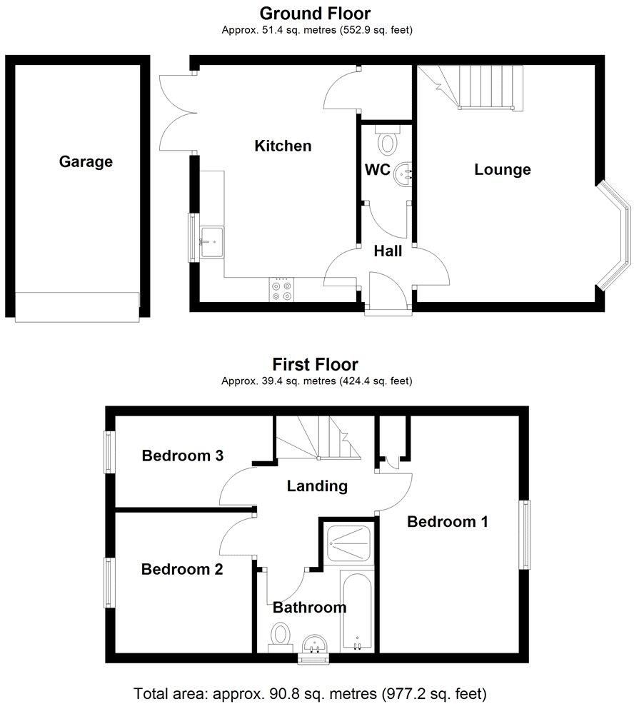 Bayfield Road, Timberland, Lincoln, Lincolnshire, LN4 floorplan