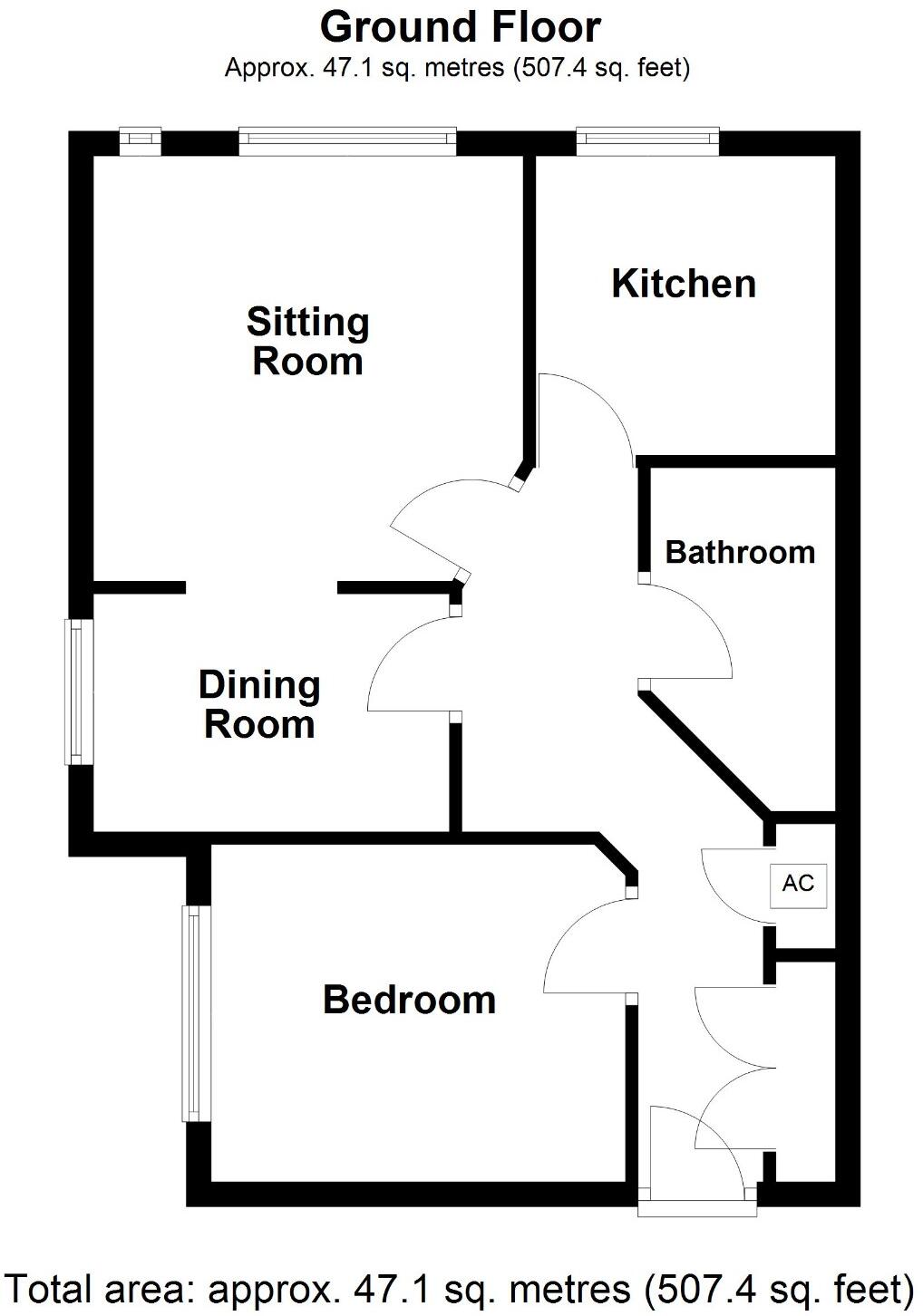 The Willows, Manor Farm Court, Selsey floorplan