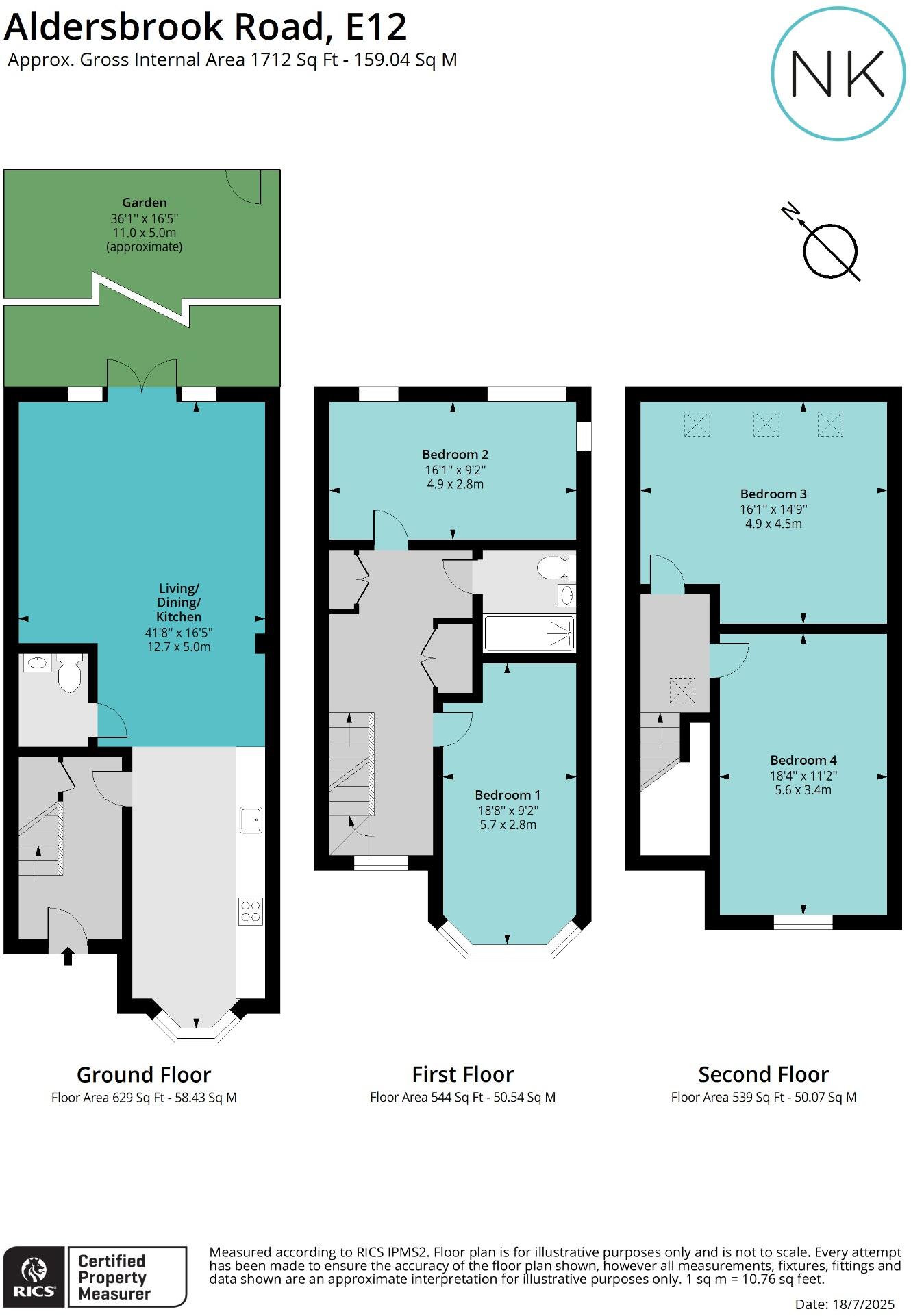 Aldersbrook Road, Wanstead, London E12 5DH floorplan