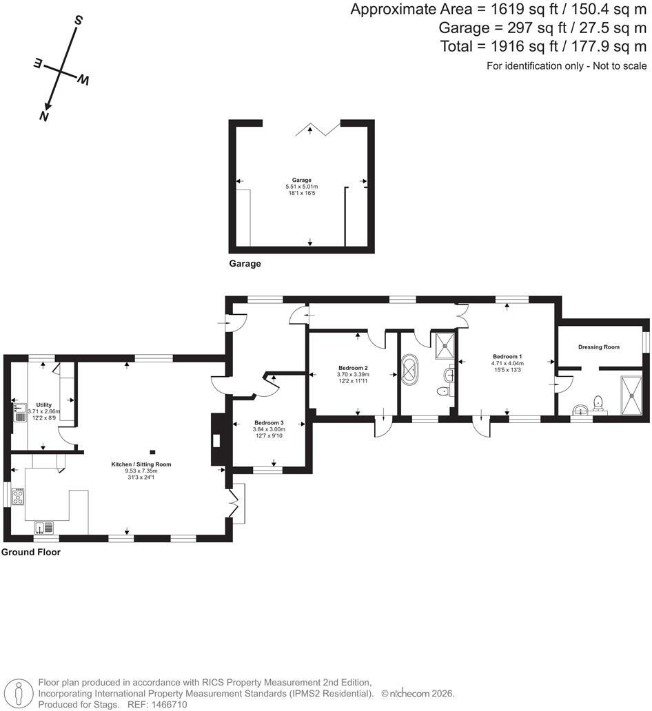 East Anstey, Tiverton floorplan