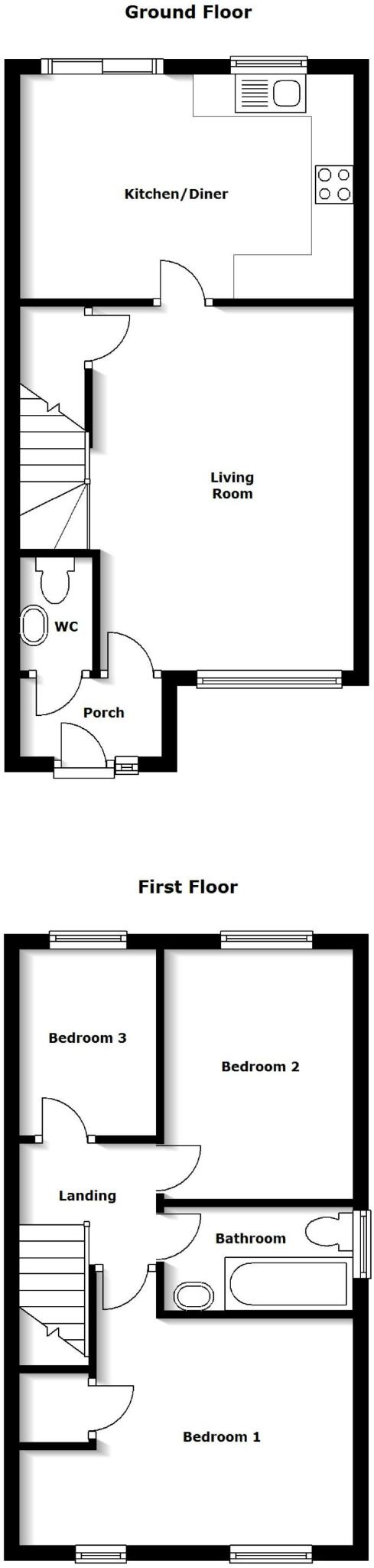 The Parklands, Congleton floorplan