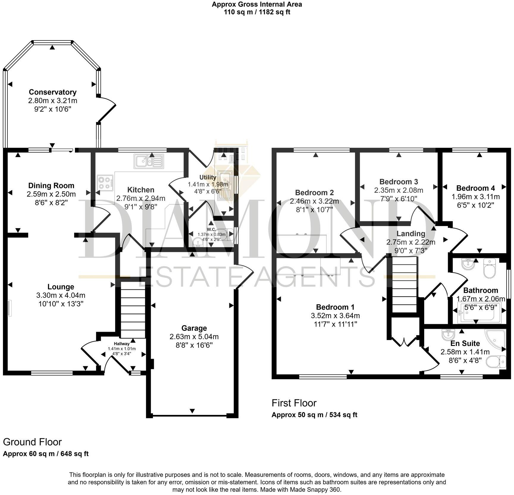 Marguerite Road, Tiverton, EX16 floorplan