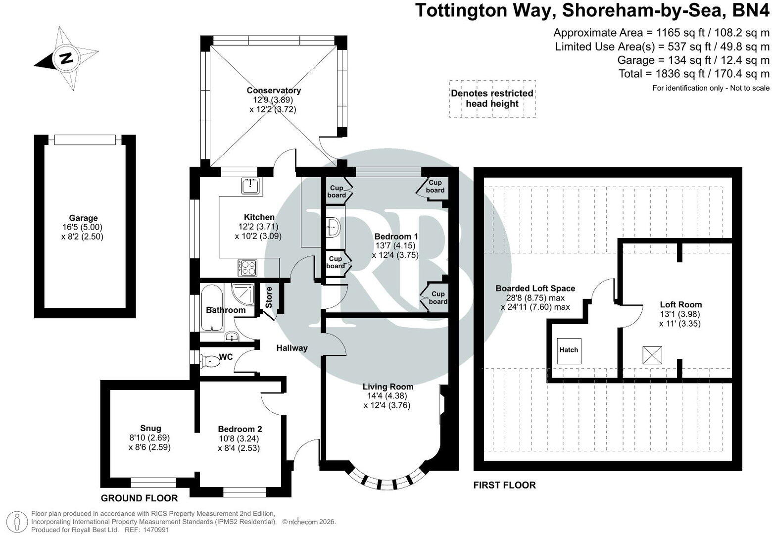 Tottington Way, Shoreham-by-sea, BN43 6HU floorplan
