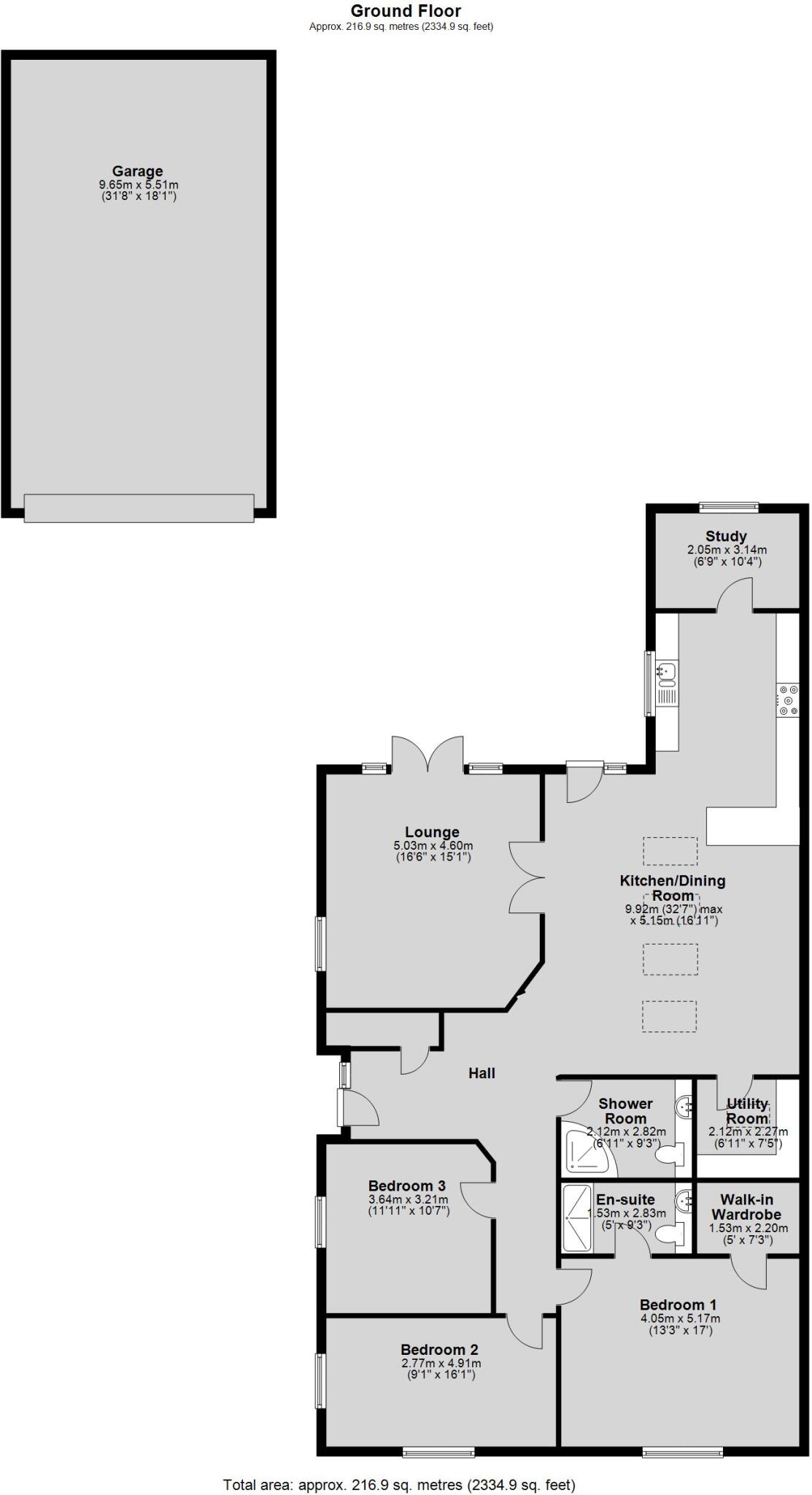 High Street, Walcott floorplan