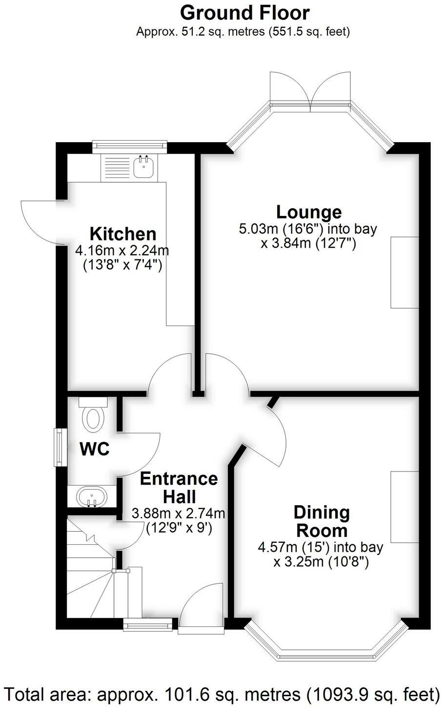 Colin Close, Shirley floorplan