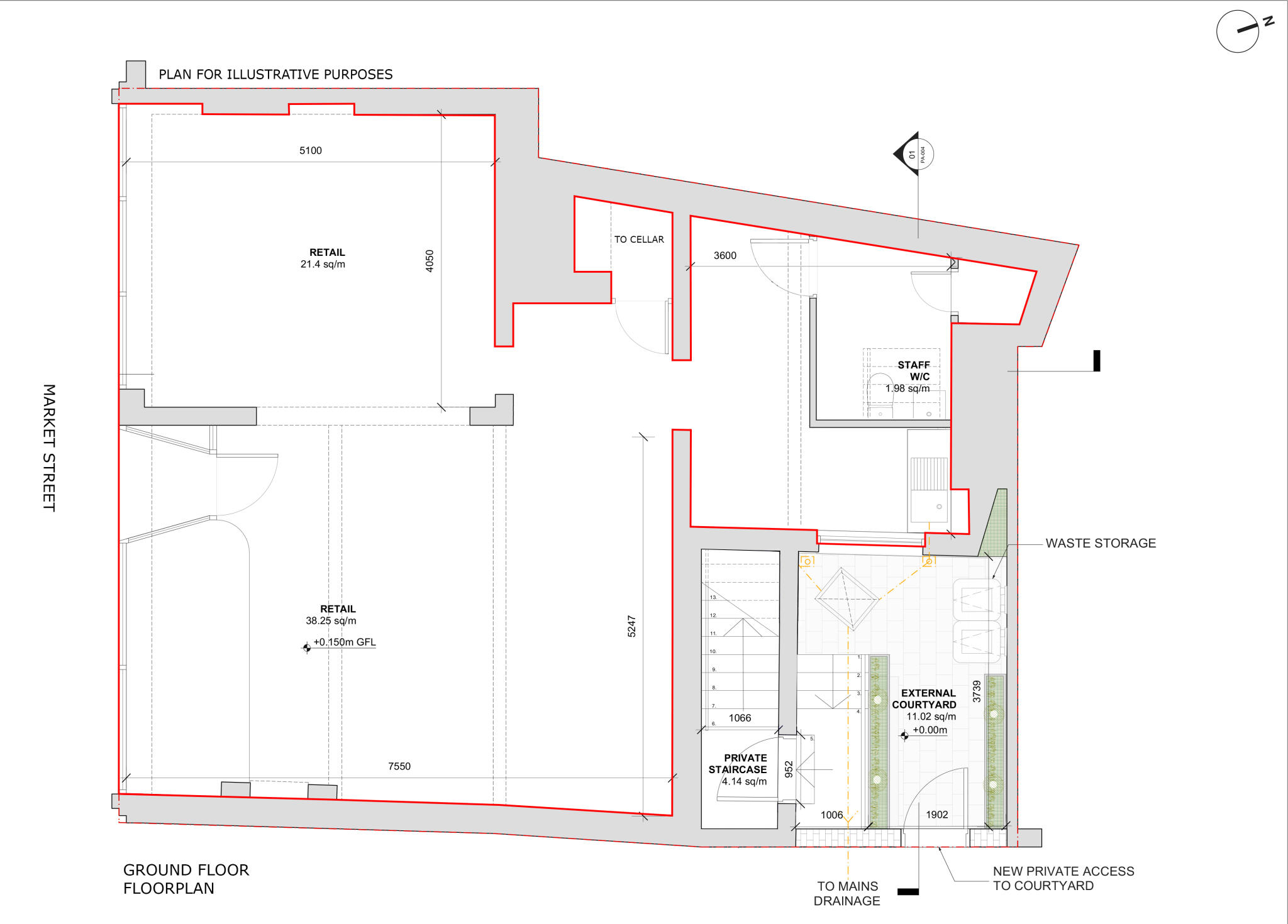 2025.03.27 - Market Street 6 - Proposed GF Floorplan with Red Line - ALTERED.jpg