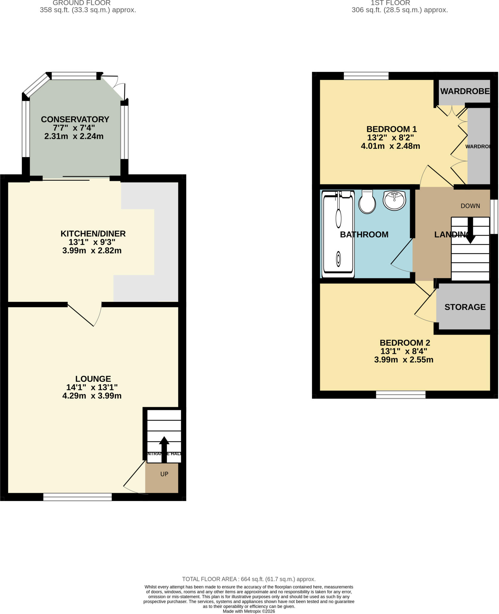 Earlswood Mead, Pudsey, LS28 floorplan