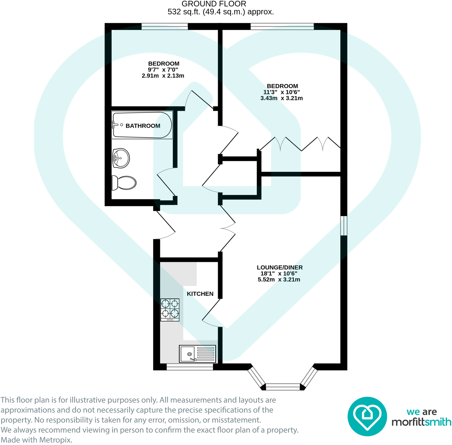 Queenswood Road, Sheffield, S6 1RR floorplan