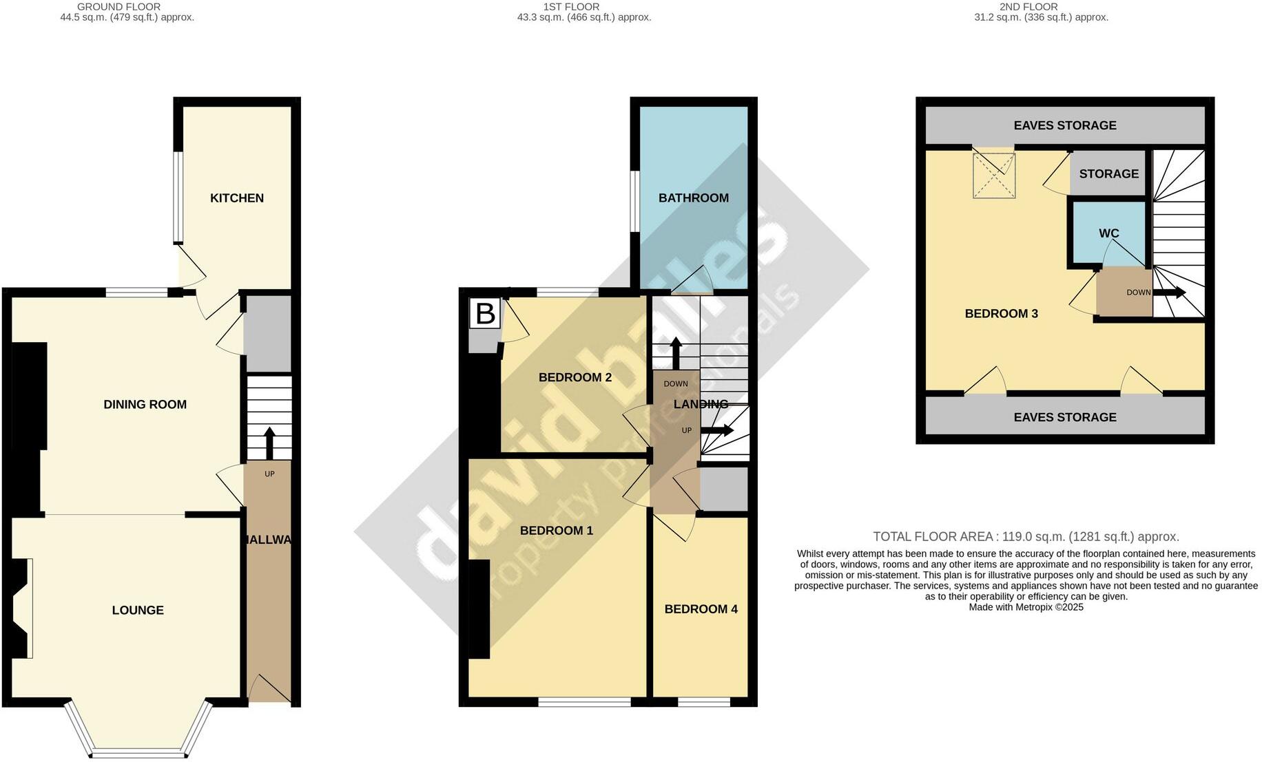 South View, Annfield Plain, DH9 floorplan