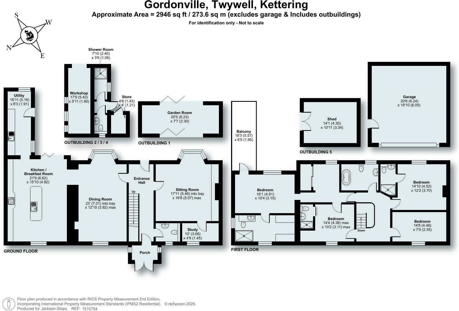 High Street, Twywell, Kettering, Northamptonshire, NN14 floorplan