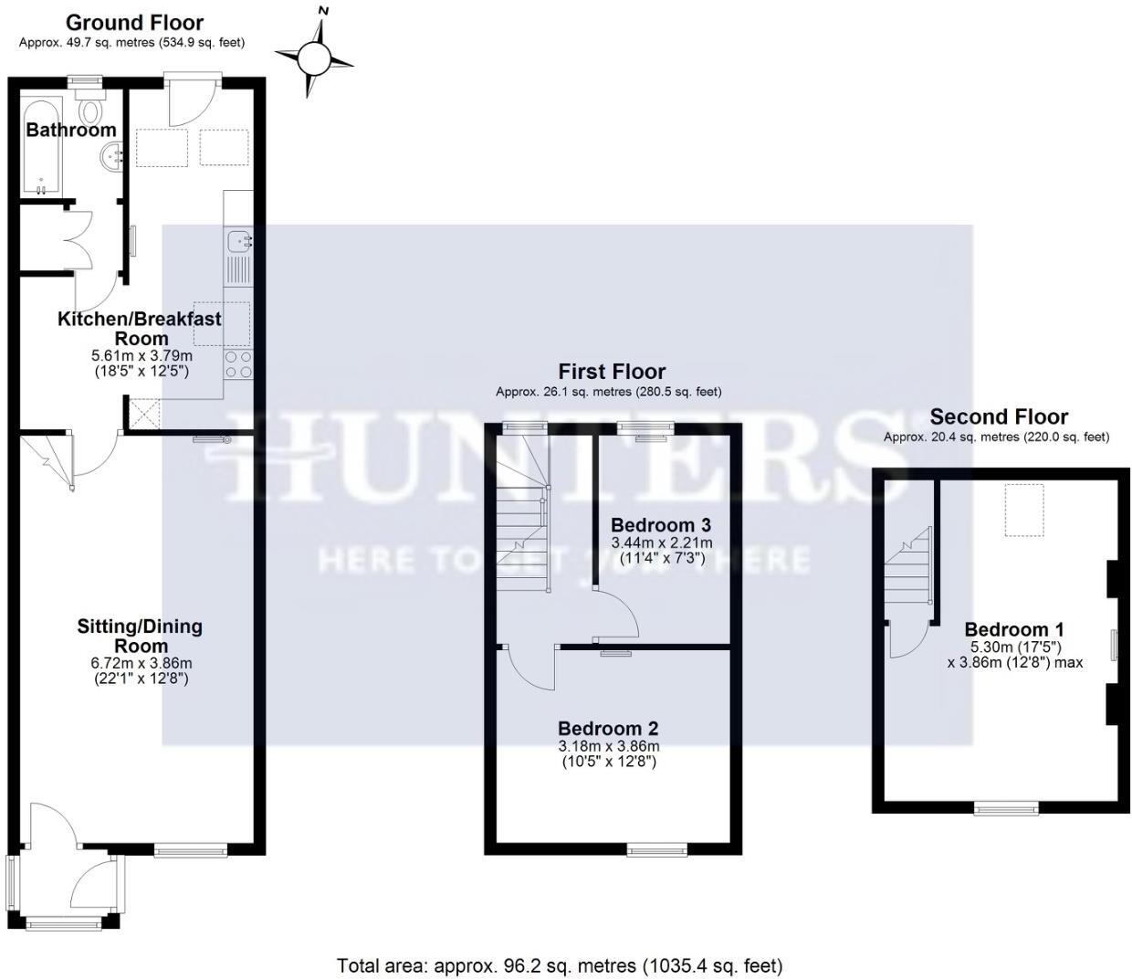 Avenue Terrace, Stonehouse floorplan