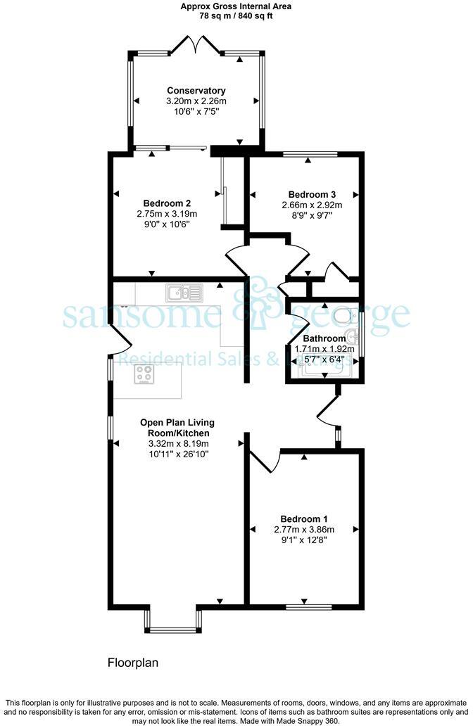 Cornwall Close, Tilehurst, Reading floorplan