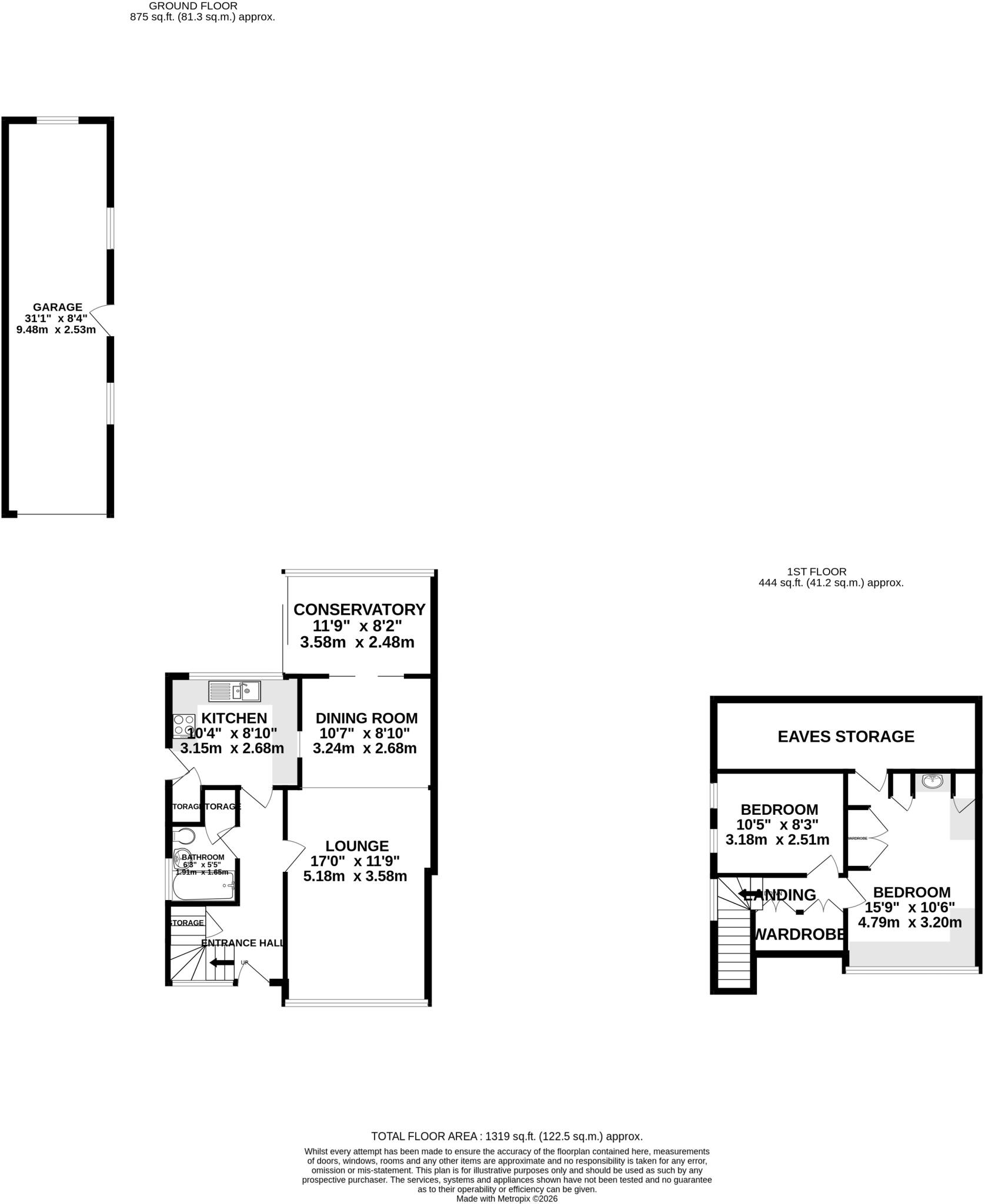Wilbury Drive, Dunstable, Bedfordshire, LU5 floorplan