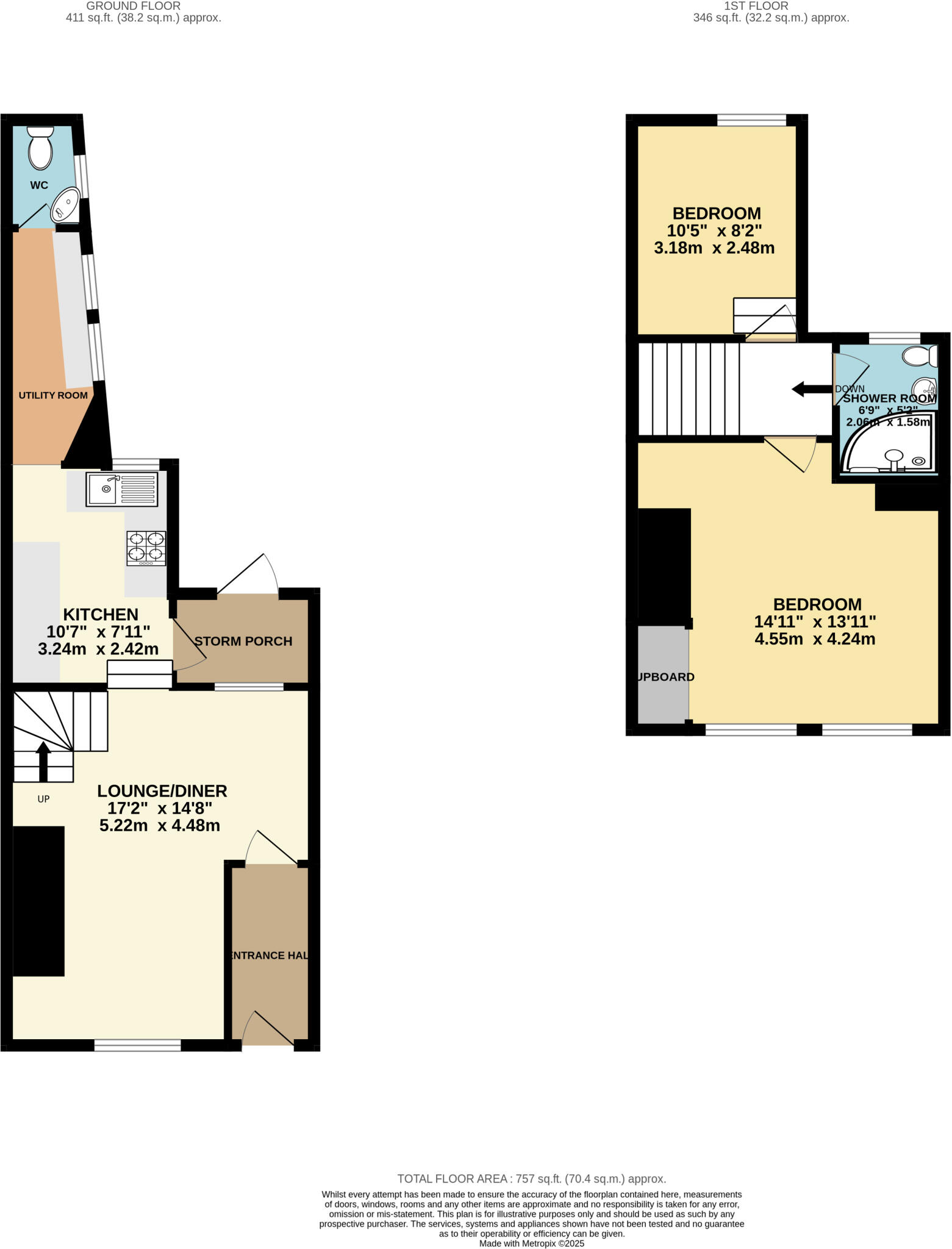Well Street, Great Torrington, Devon, EX38 floorplan