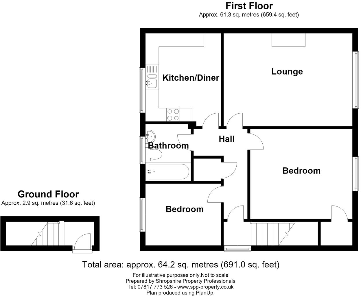 Magnolia Close, Bomere Heath, Shrewsbury floorplan