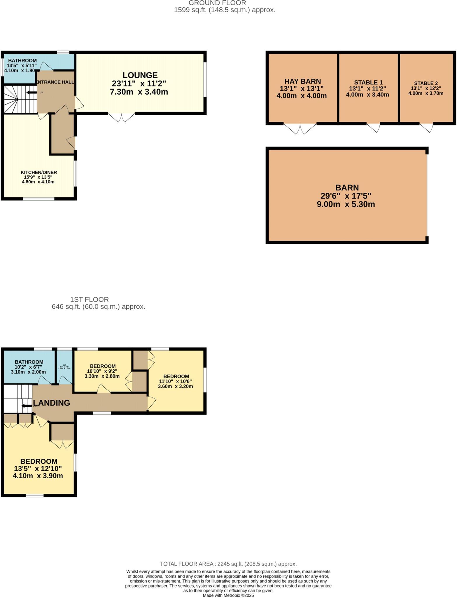 Halgavor Lane, Bodmin, Cornwall, PL31 floorplan