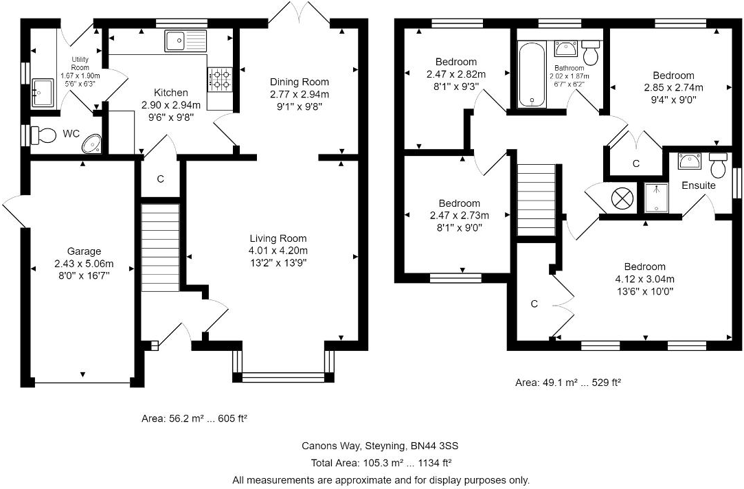 Canons Way, Steyning, West Sussex, BN44 3SS floorplan