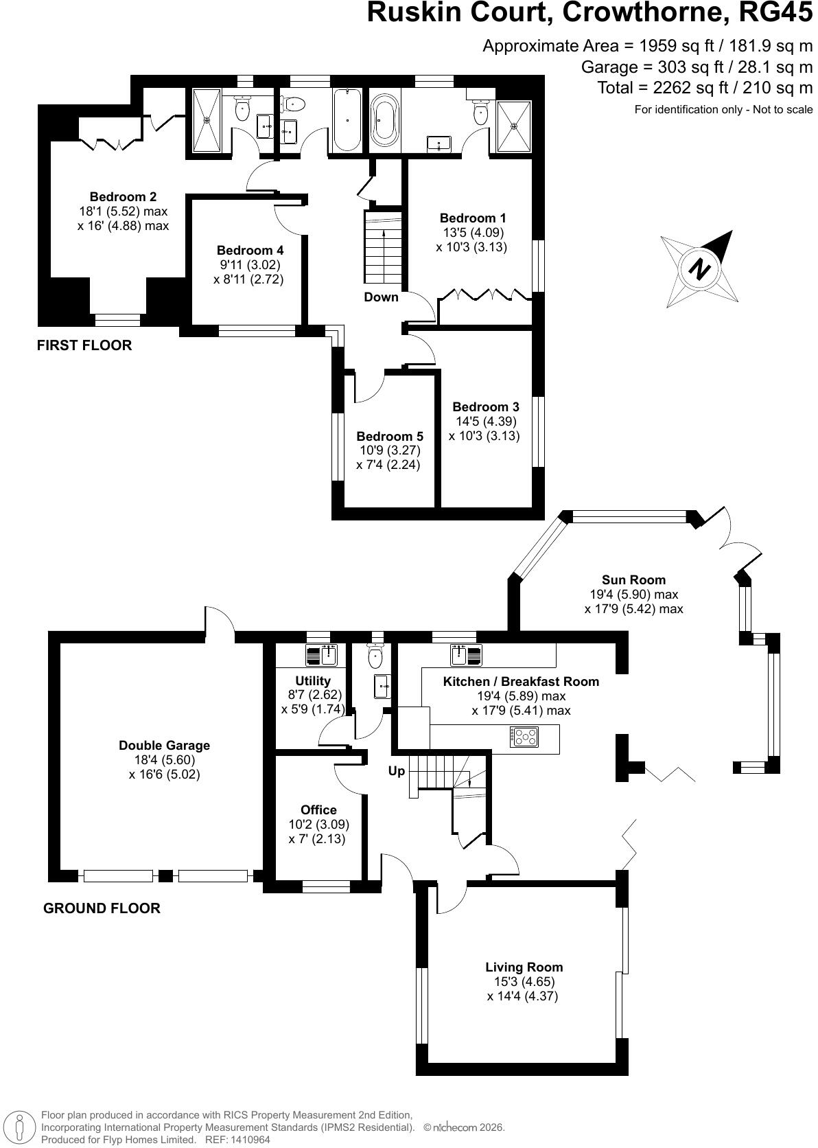 Ruskin Court, Crowthorne, Berkshire, RG45 floorplan