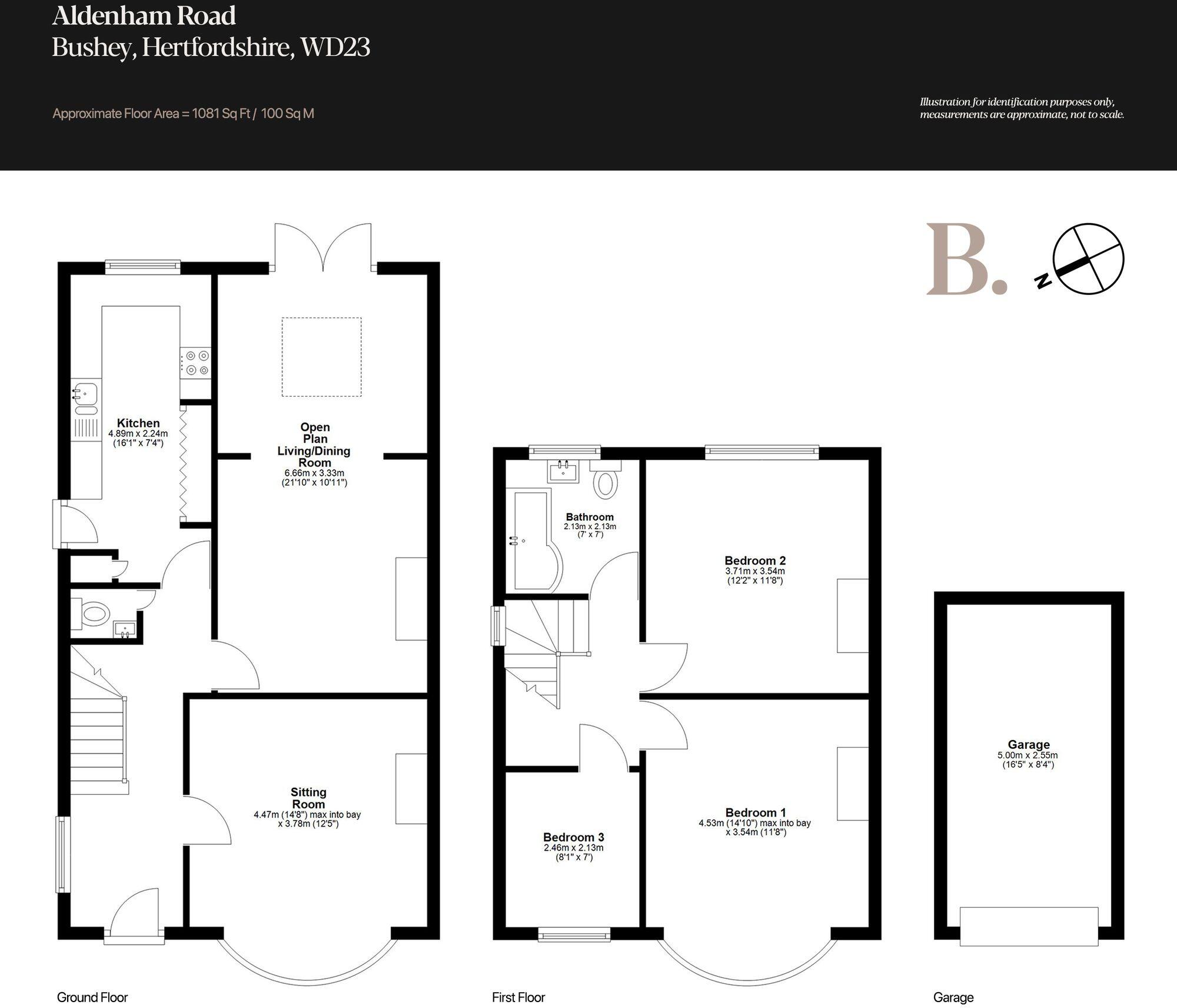 Aldenham Road, Bushey, WD23 floorplan