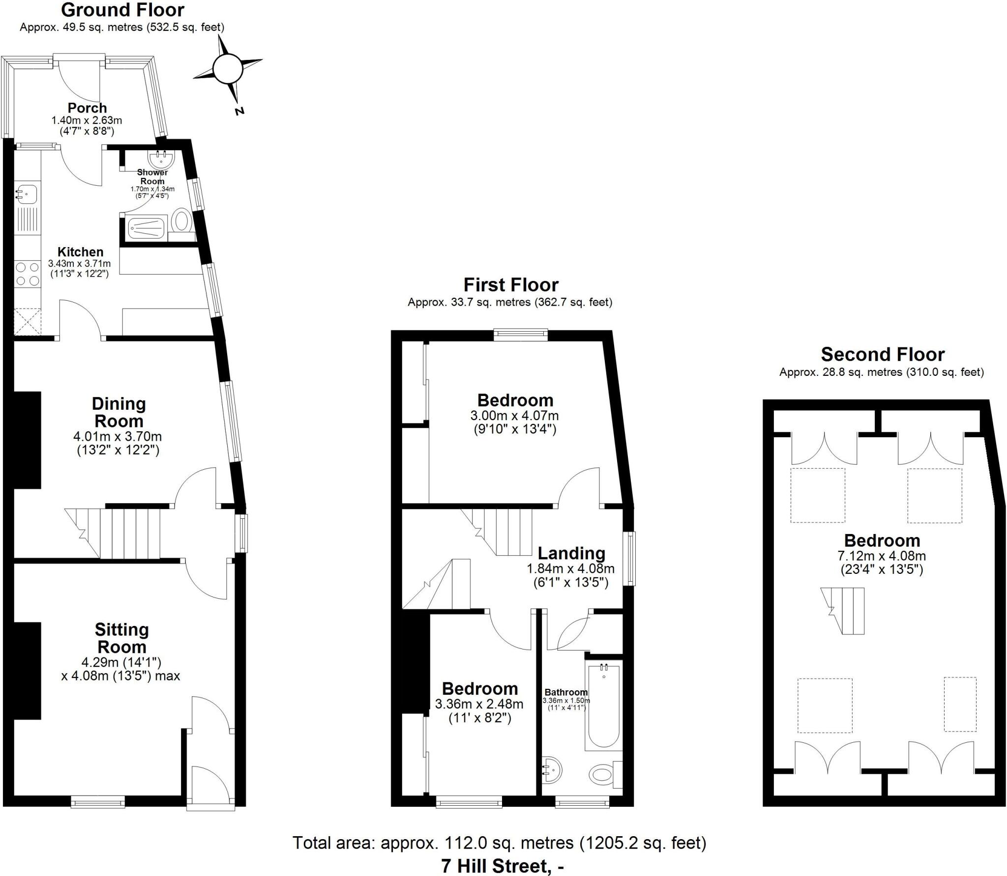 Hill Street, Corbridge, Northumberland, NE45 floorplan