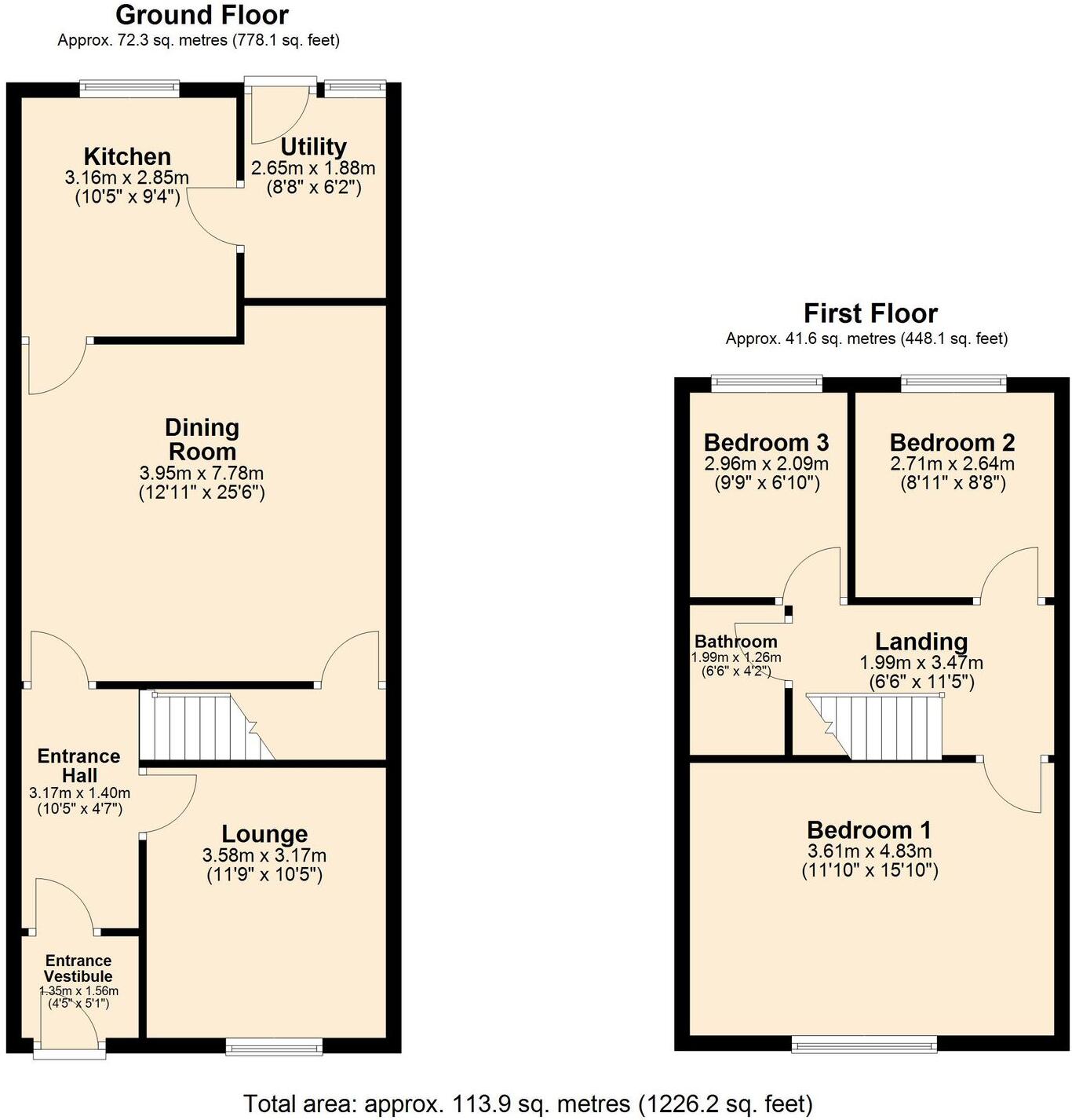 Carus Avenue, Hoddlesden, BB3 floorplan