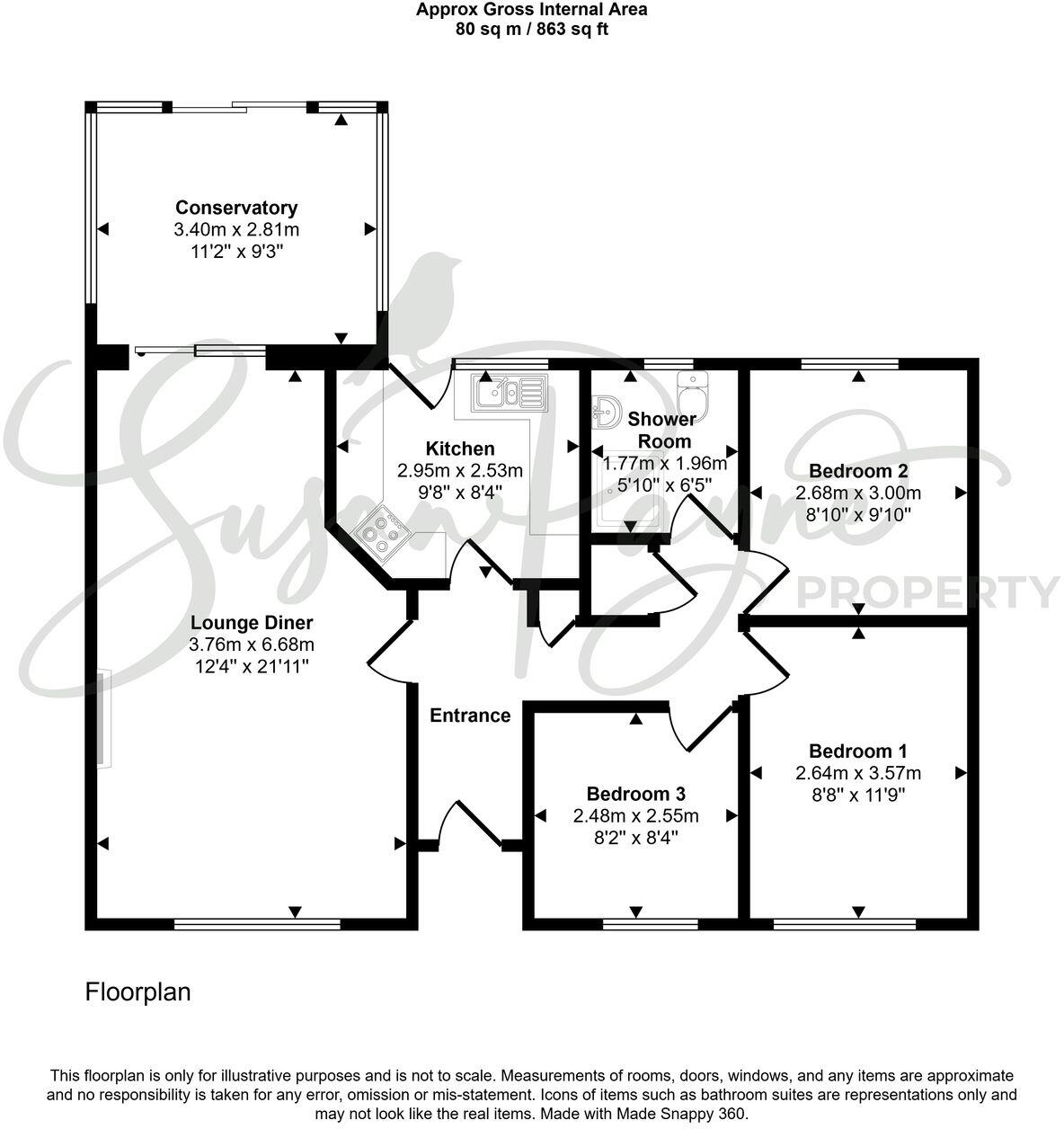 18, Lark Rise, Newport floorplan