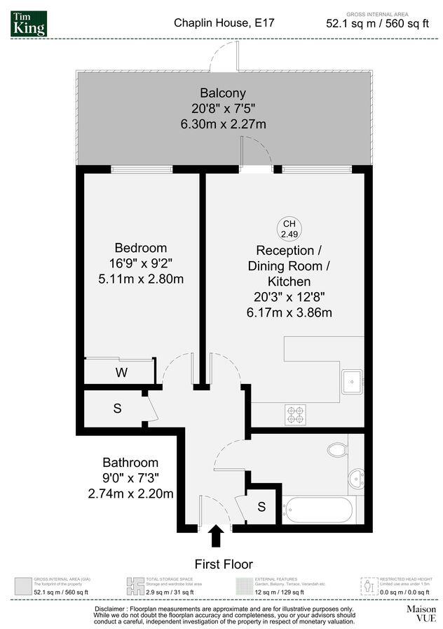 Chaplin House, Hoe Street, Walthamstow, E17 floorplan
