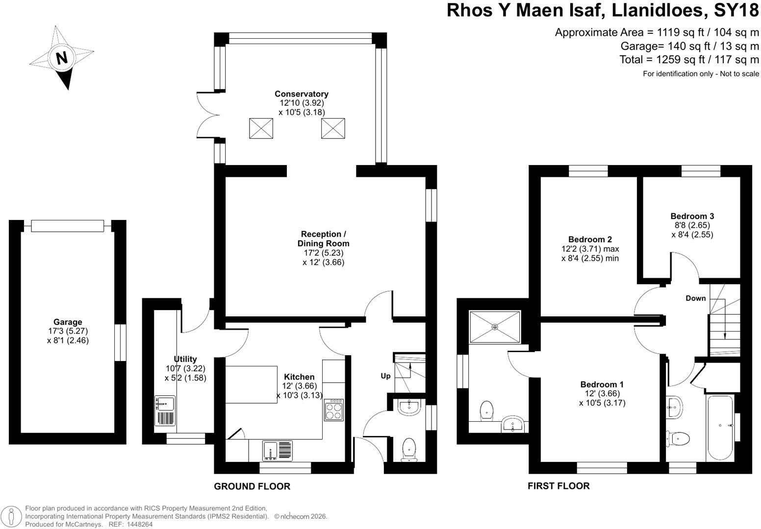 Rhos Y Maen Isaf, Llanidloes, Powys floorplan