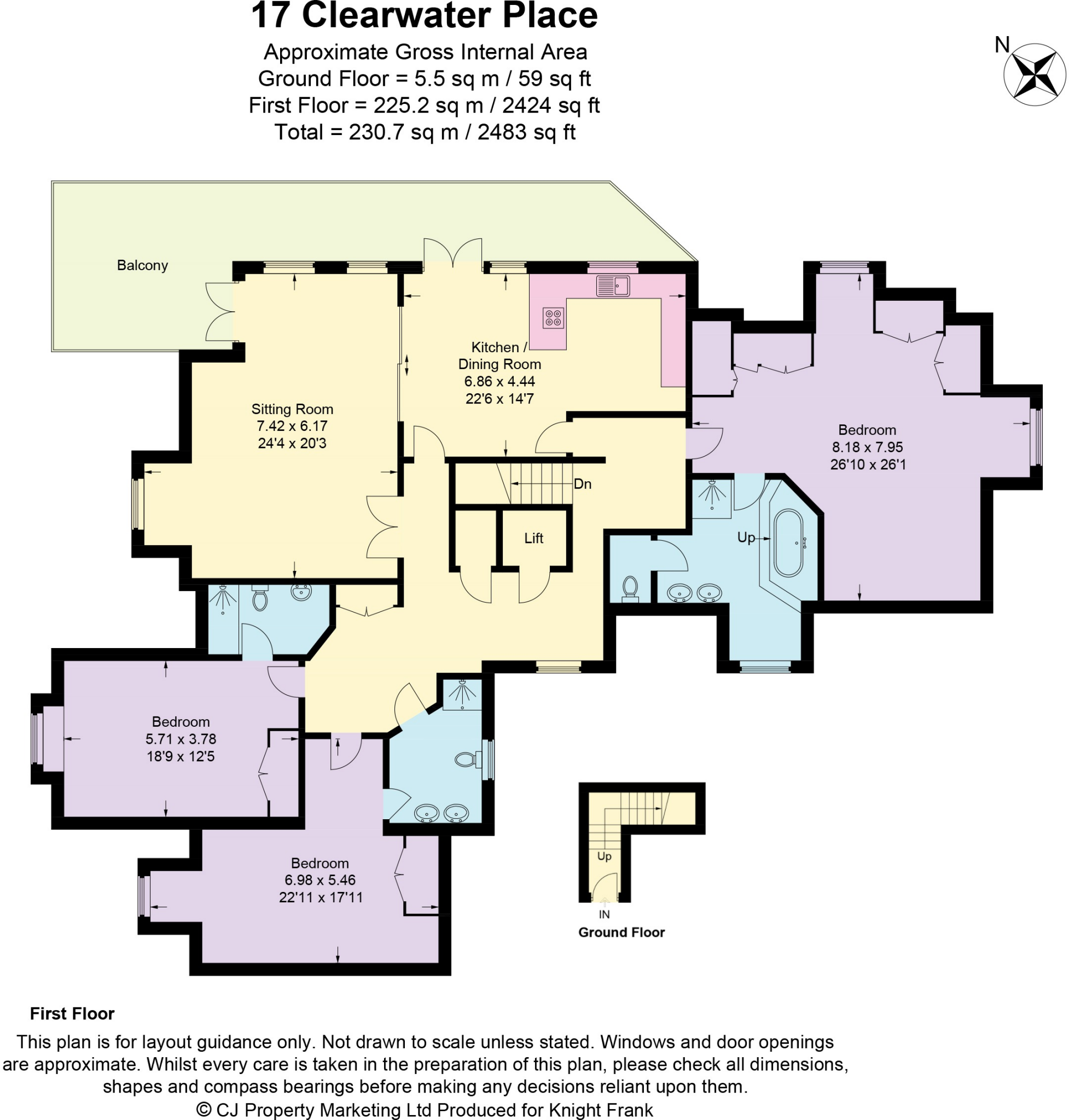 Clear Water Place, Summertown, Oxford, OX2 floorplan