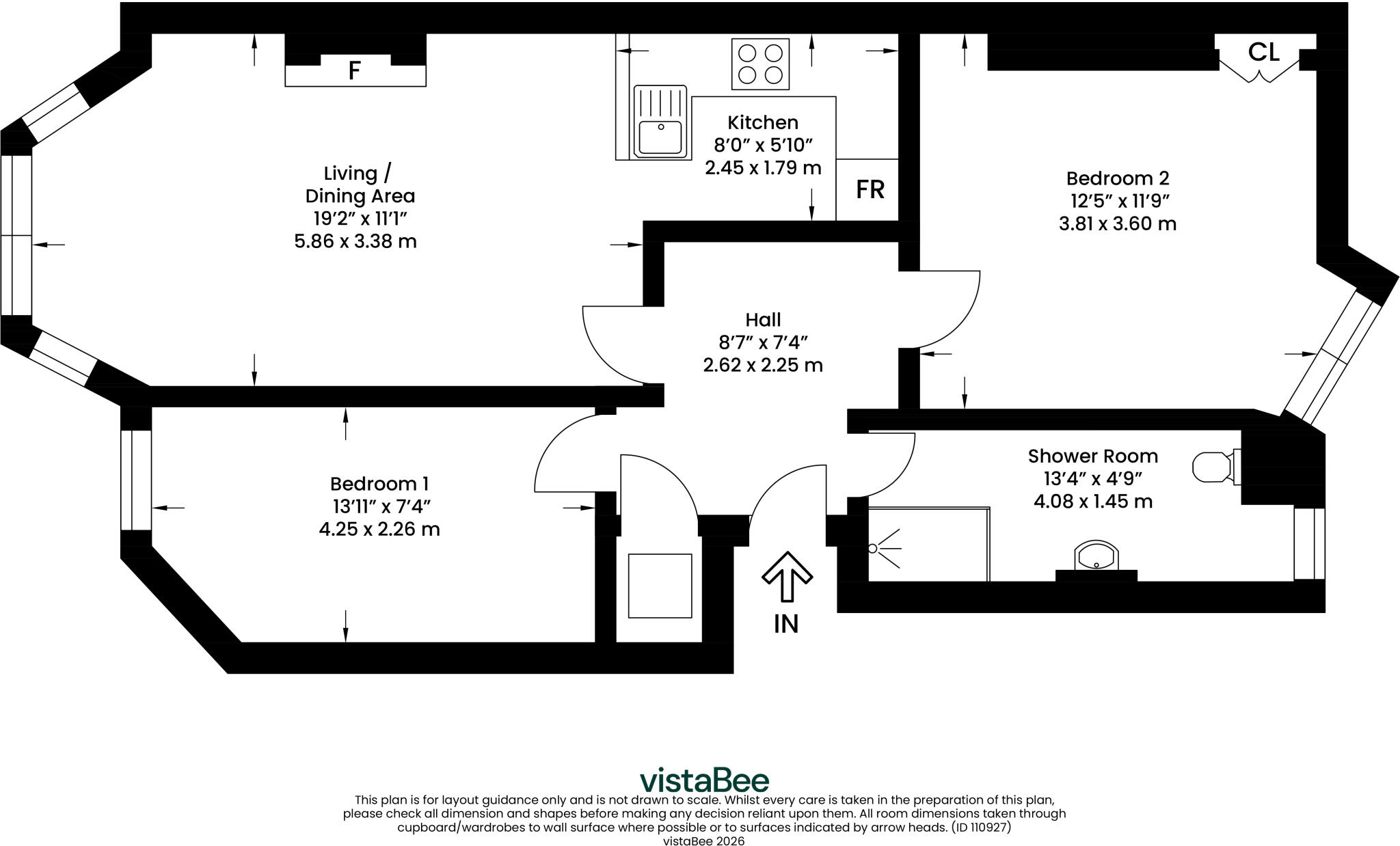 46, Walton Street, Glasgow, Glasgow City, G41 floorplan