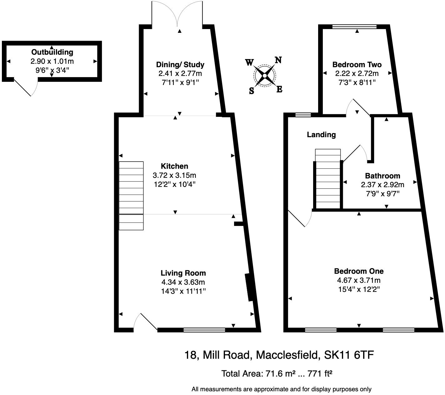 Mill Road, Macclesfield, Cheshire floorplan