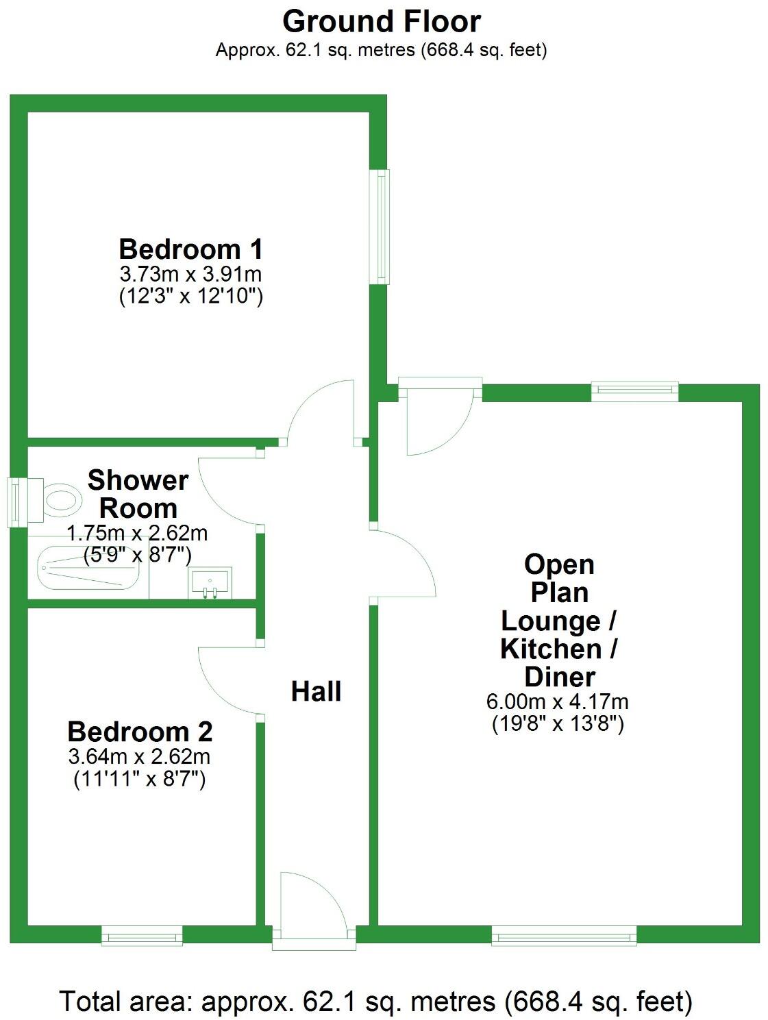 Fleet Street, Longridge floorplan