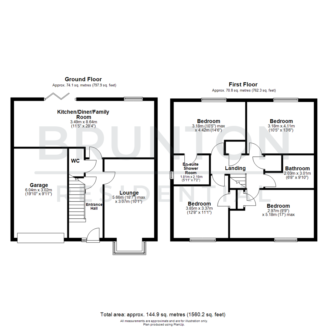 Iris Lane, West Meadows, Cramlington, NE23 8FS floorplan