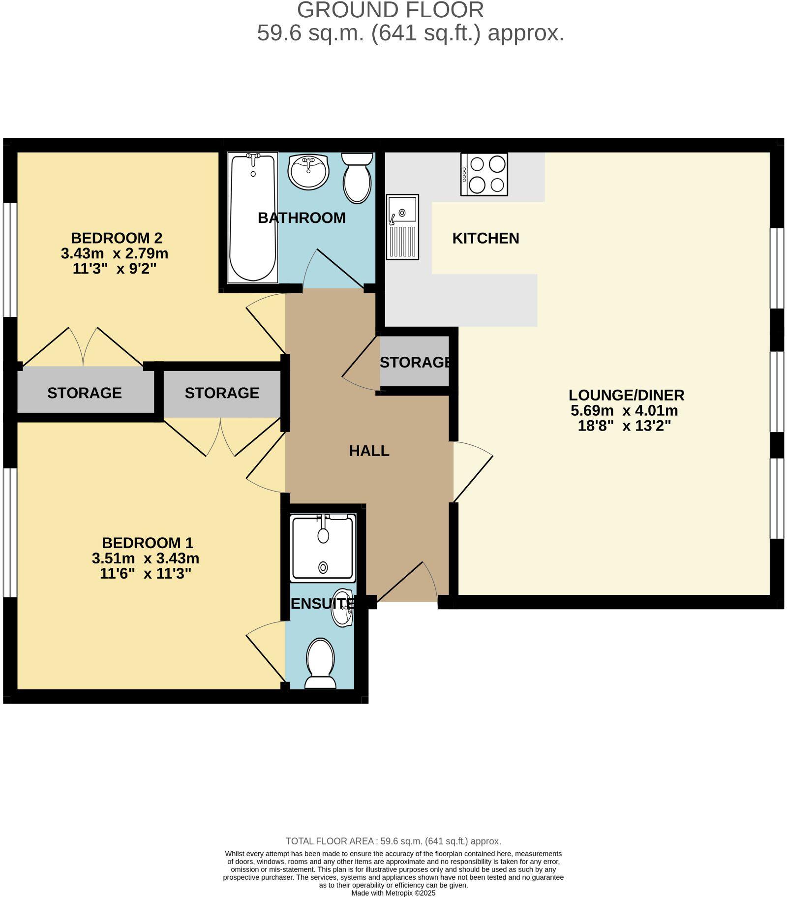Apartment, 88 Golborne Road, Ashton-in-Makerfield, Wigan, WN4 8XA floorplan