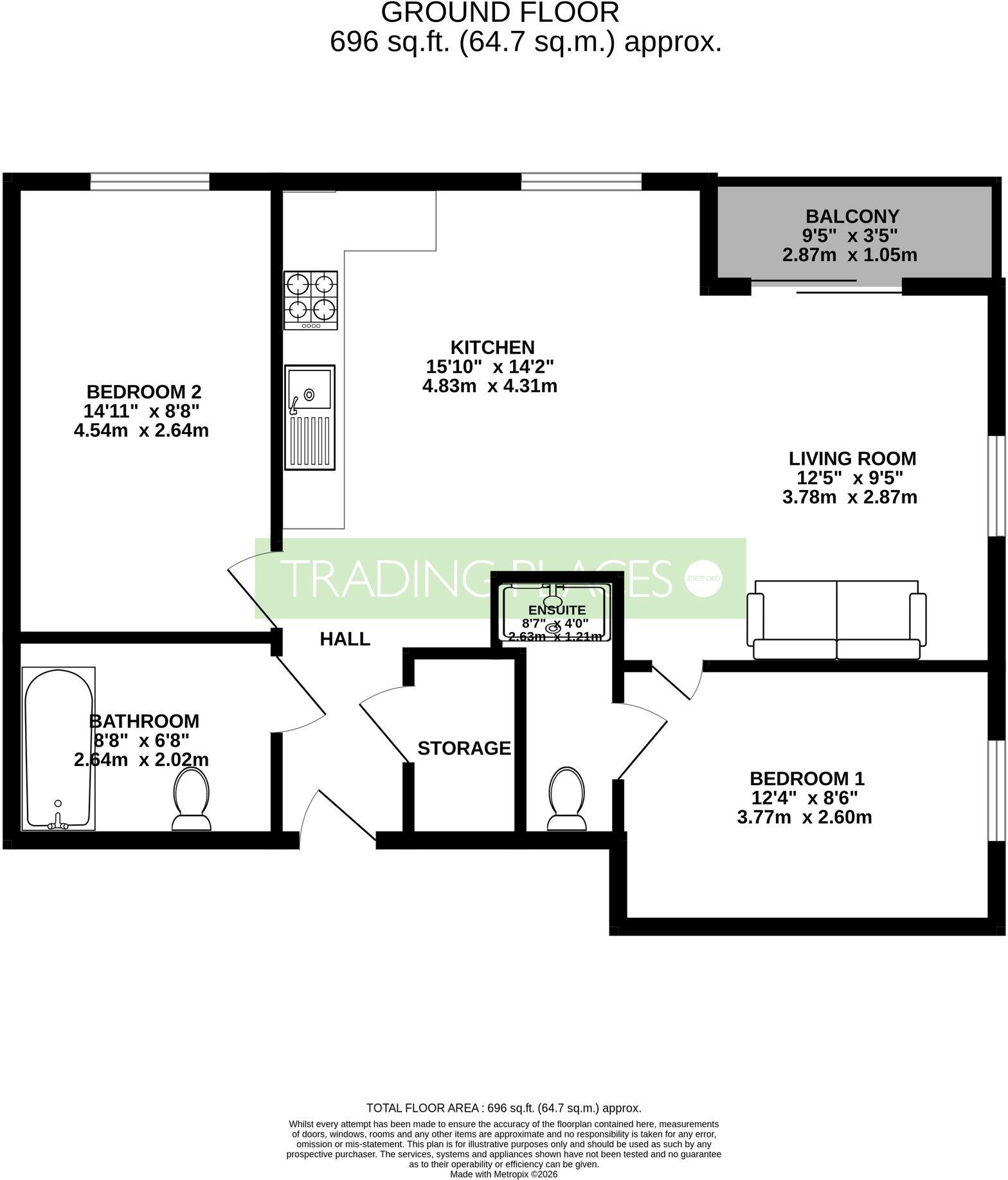 Seymour Grove, Old Trafford, M16 floorplan