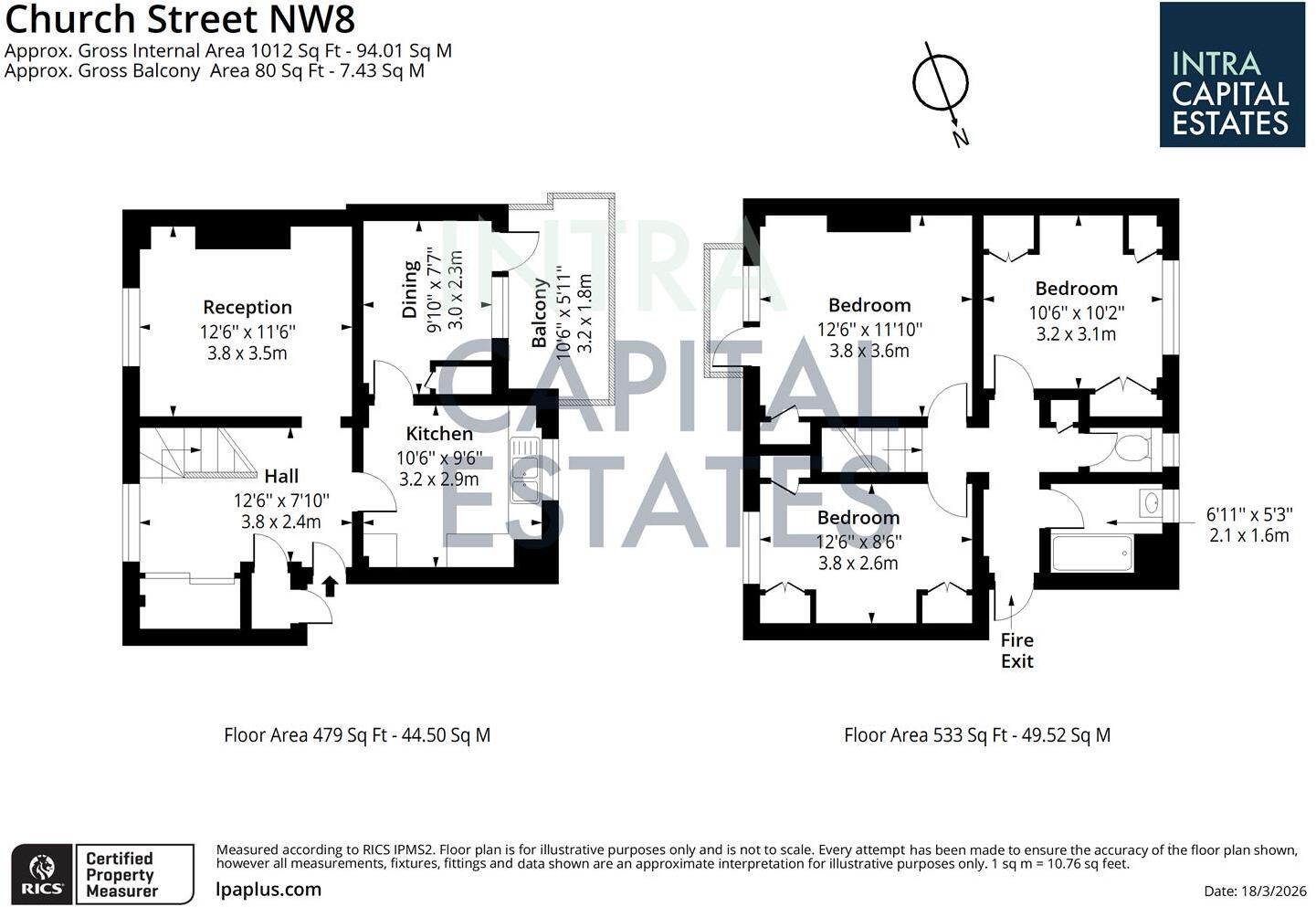 Church Street Estate, NW8 floorplan