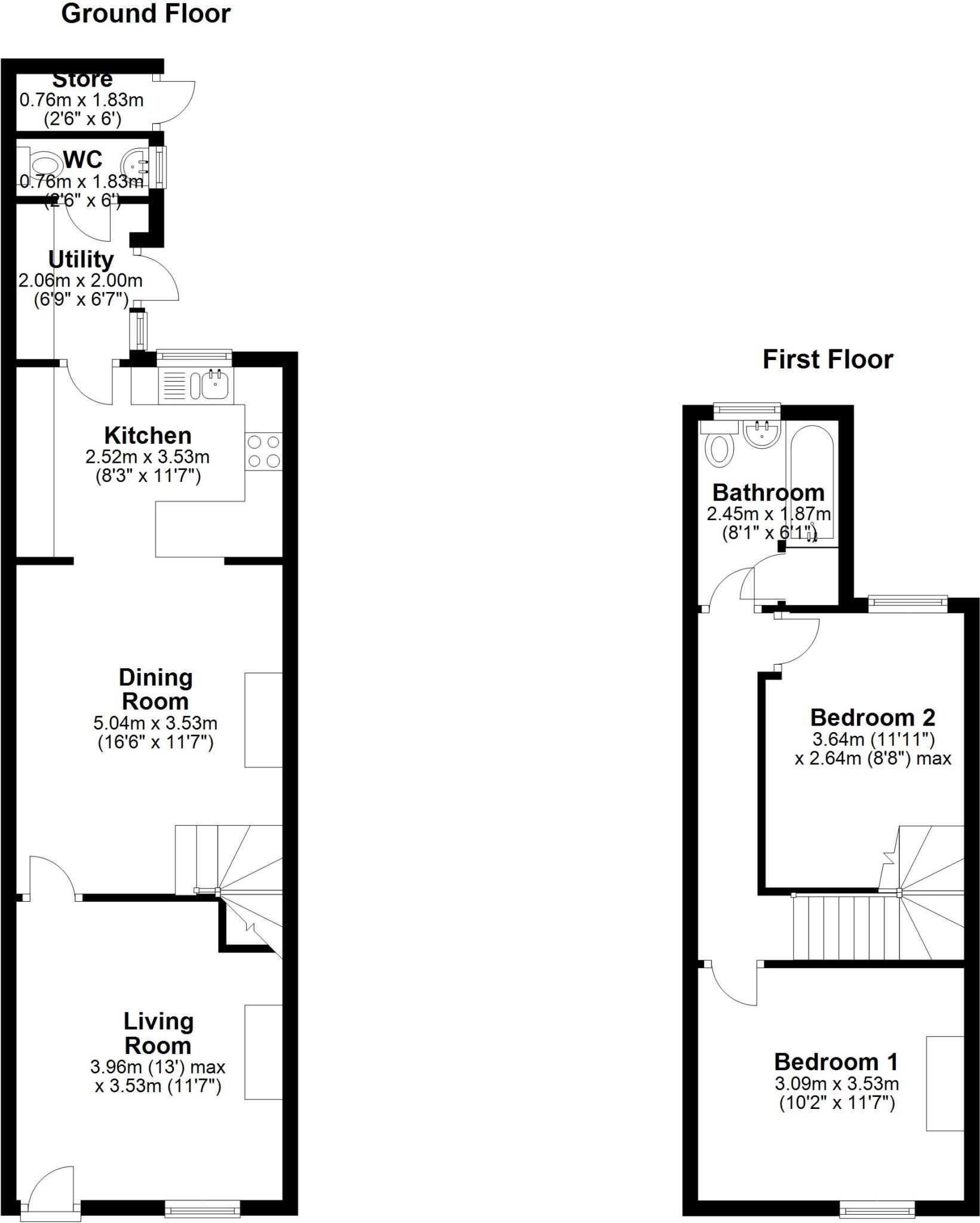 Reservoir Terrace, Chester floorplan