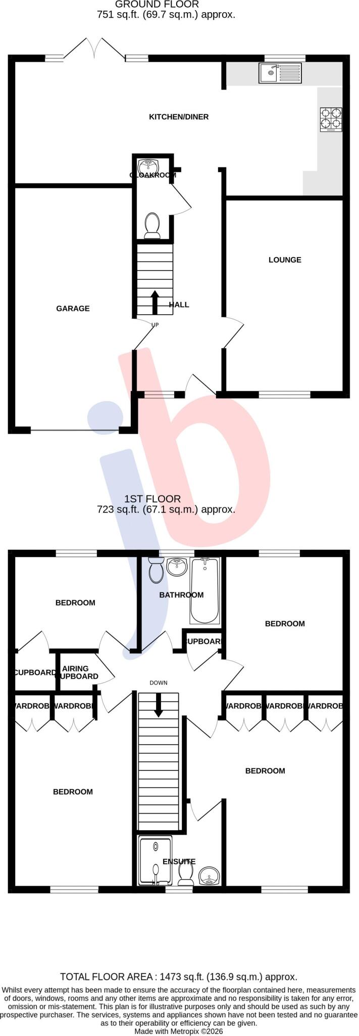 Furrow Close, Middlebeck floorplan
