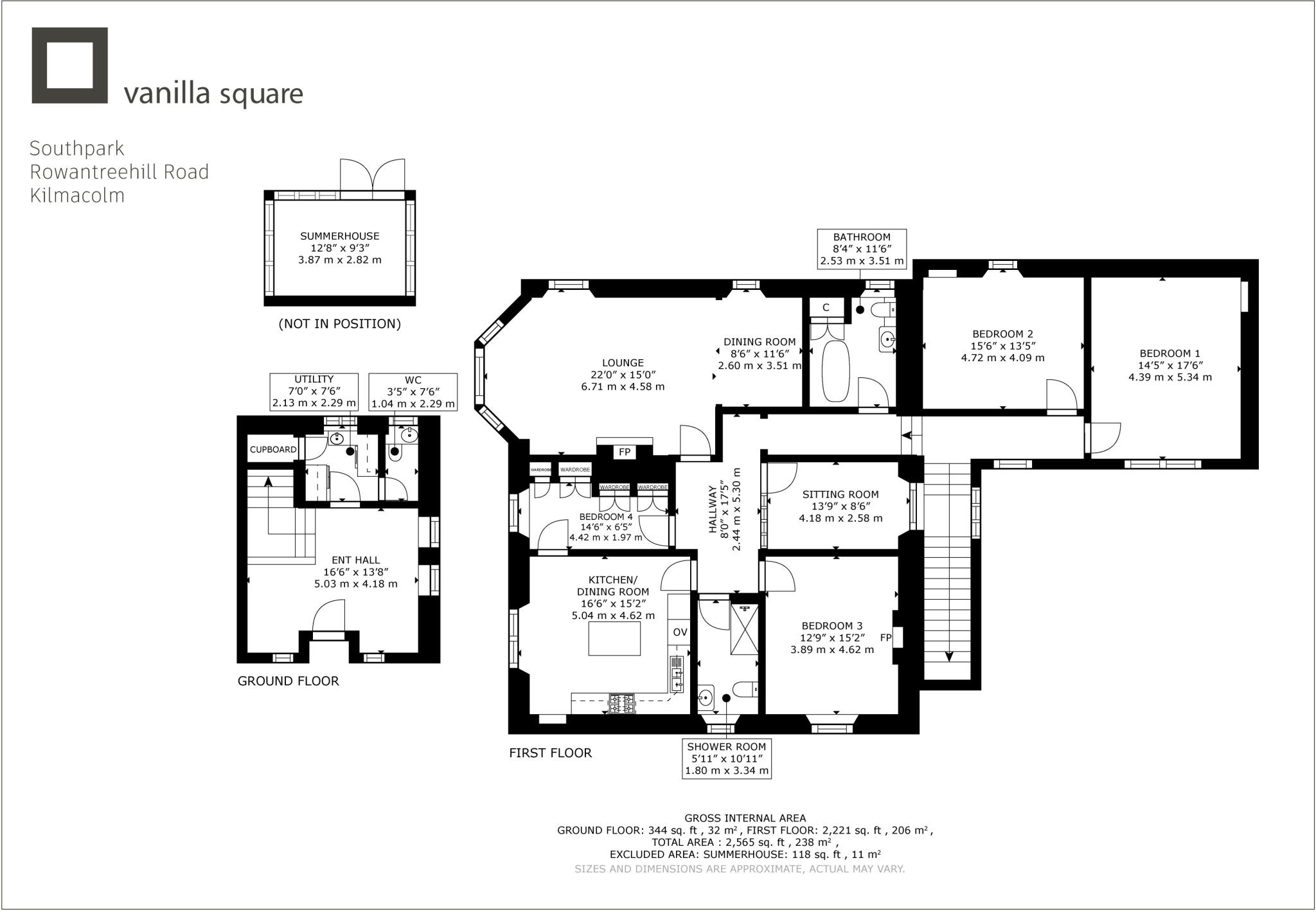 Southpark, Rowantrehill Road, Kilmacolm floorplan