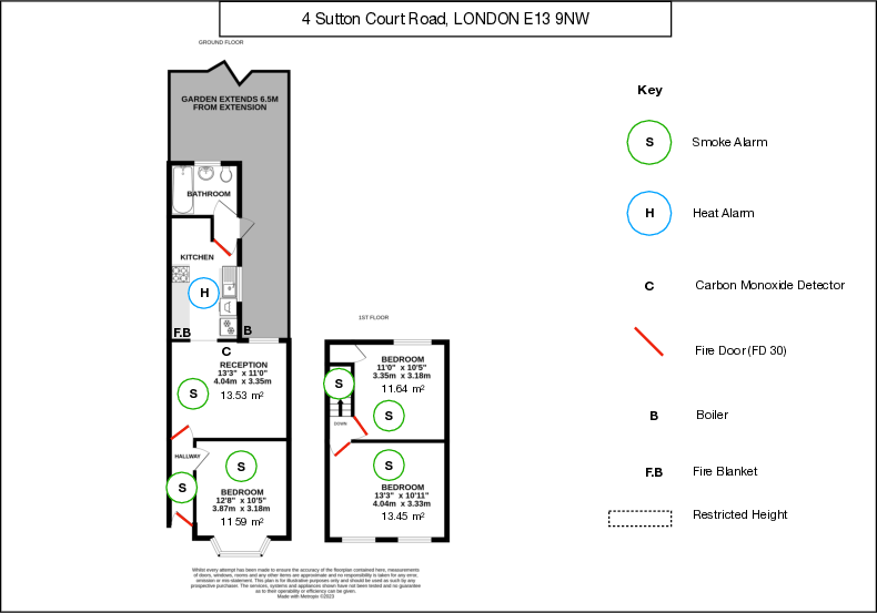 Sutton Court Road, London, E13 floorplan