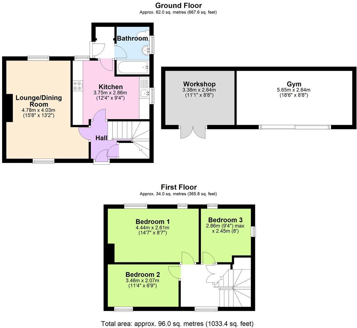 Holly Road, Woolmer Green, floorplan