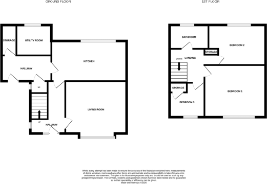 Oak Crescent, Garforth, LS25 floorplan