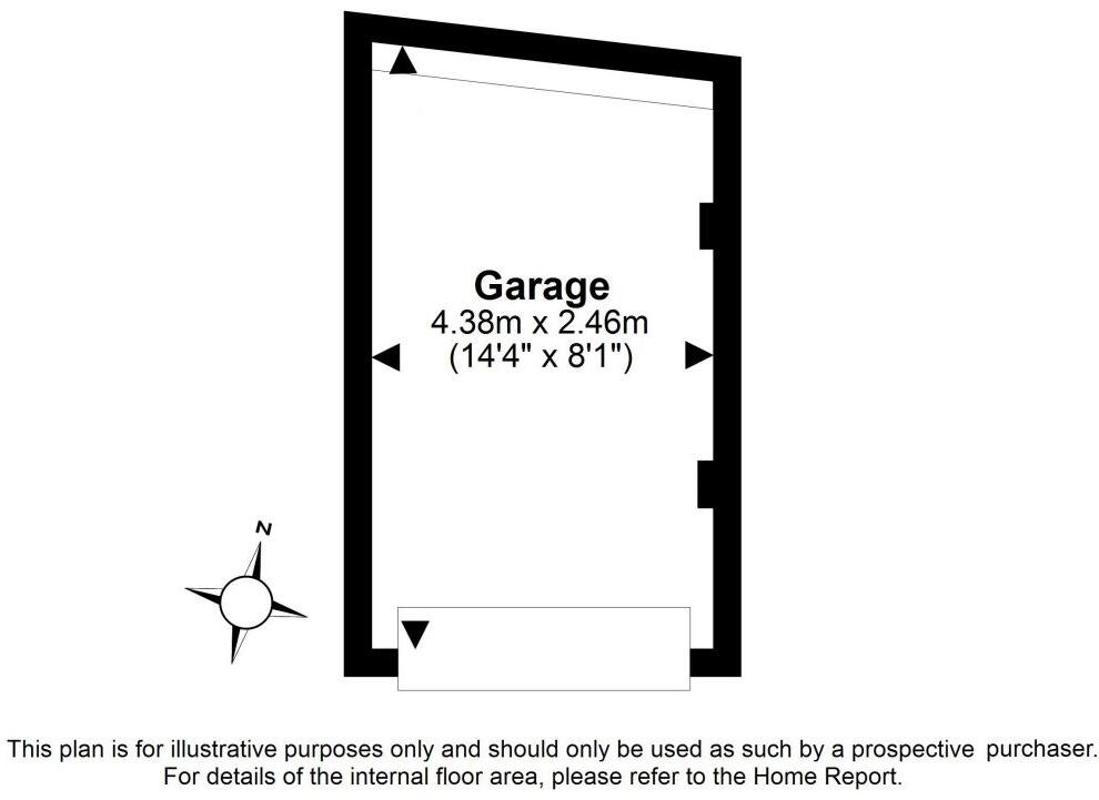 Garage, 69, Mayfield Road, Newington, Edinburgh, EH9 3AA floorplan