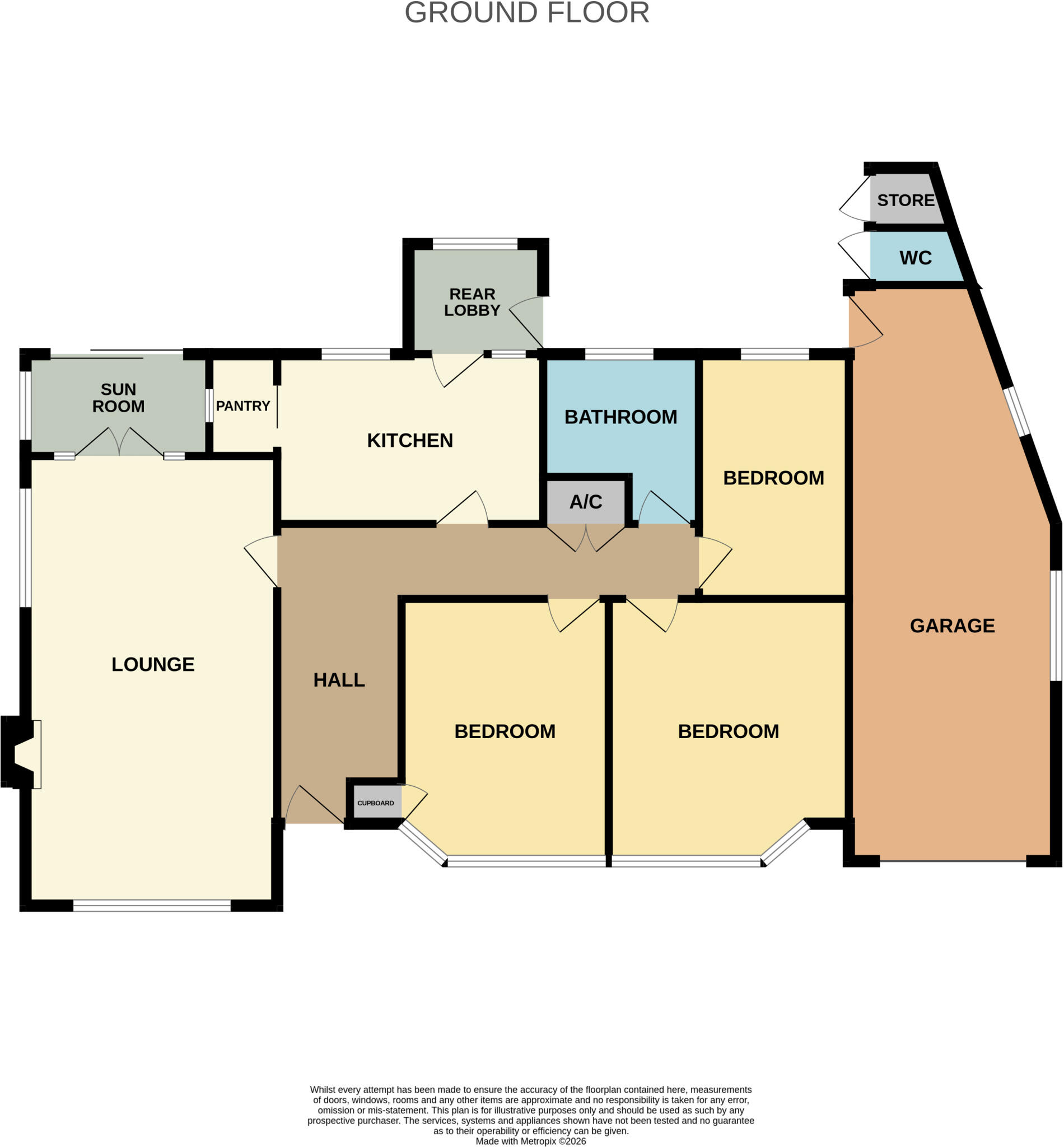 58, Pennytoft Lane, Pinchbeck floorplan