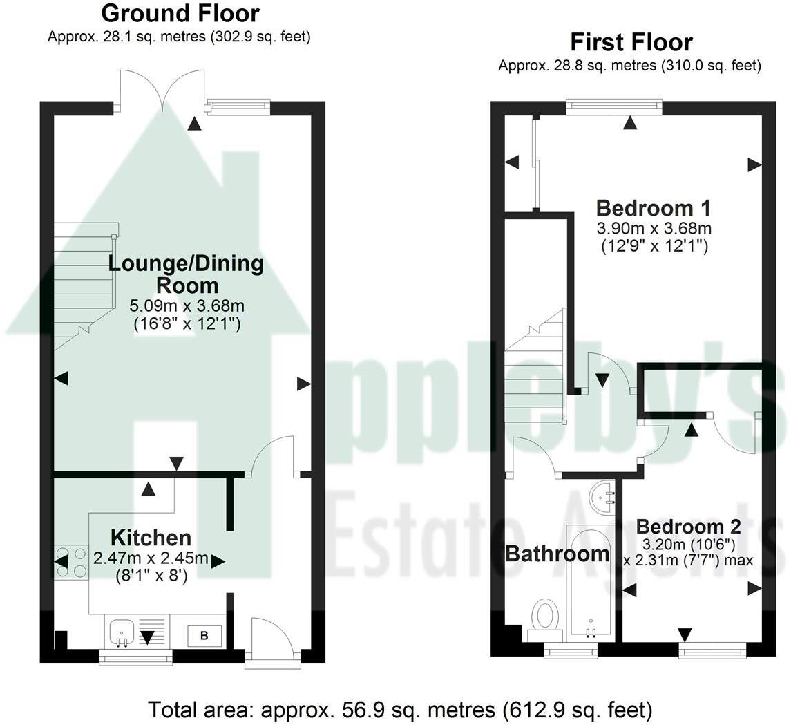 Casey Close, Gloucester floorplan