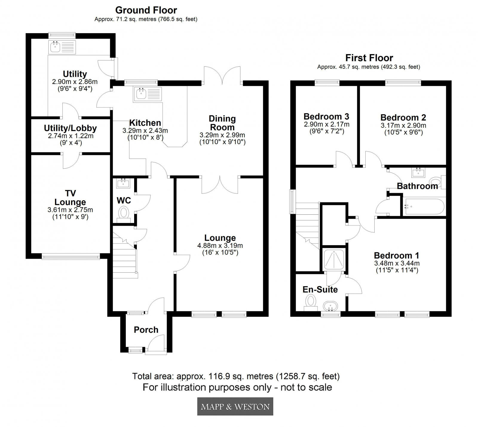 Colwall, Ledbury floorplan