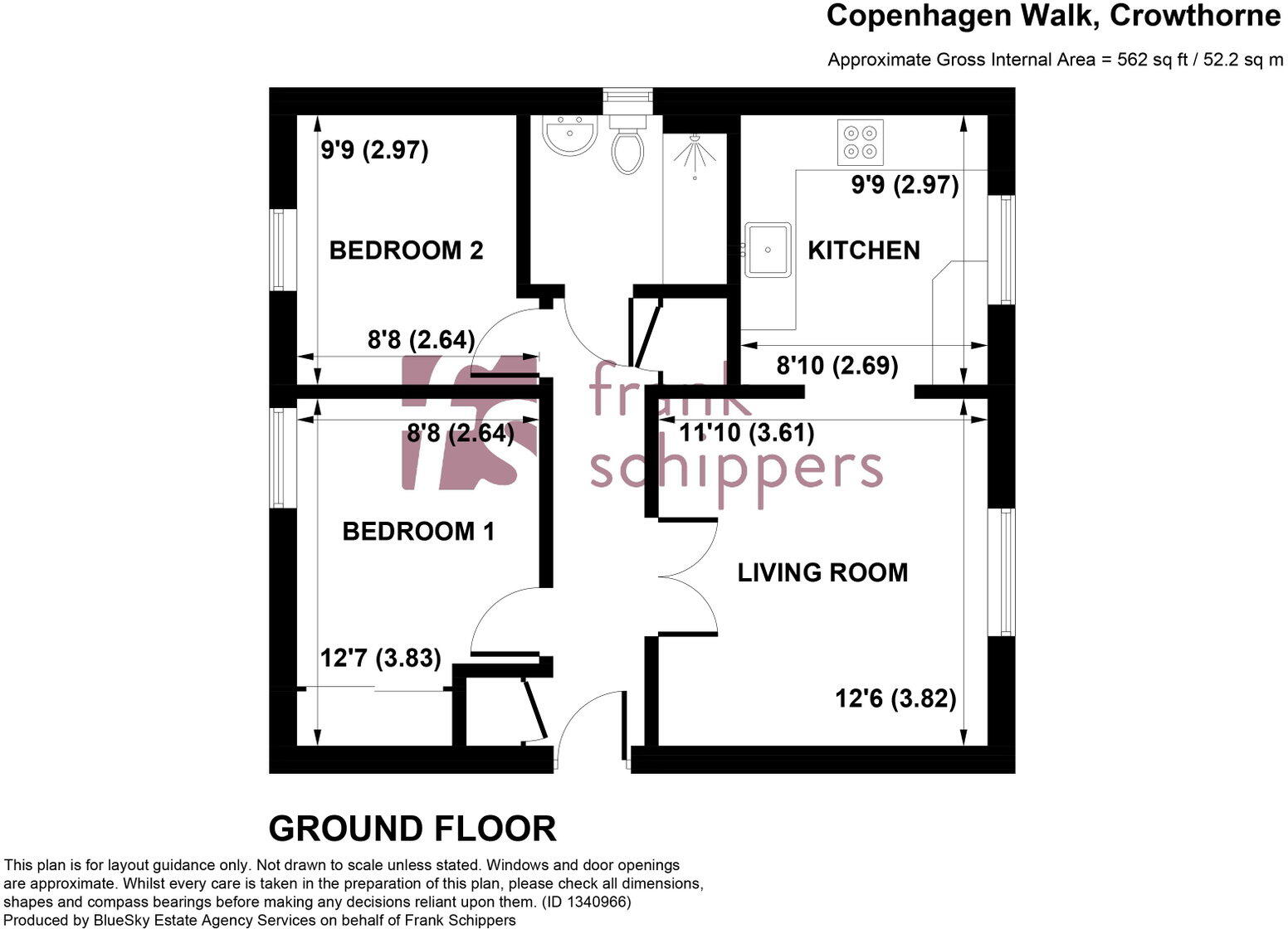 Copenhagen Walk, Crowthorne, Berkshire, RG45 7QU floorplan
